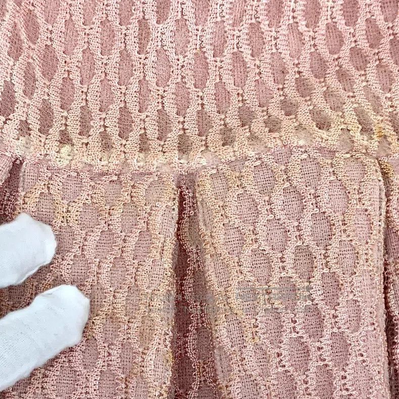 Dior Dior Light pink hollow embroidery round-neck sleeveless kn Size XS / US 0-2 / IT 36-38 - 8 Thumbnail