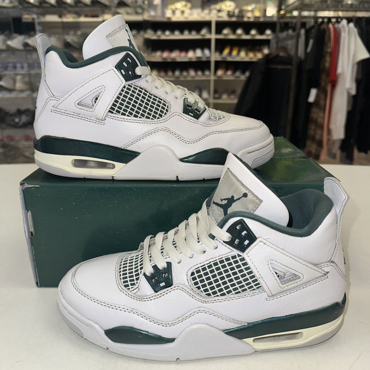 Nike Size 6Y (7.5W) - Nike Air Jordan 4 Retro Oxidized Green Size US 7.5 / IT 37.5 - 1 Thumbnail