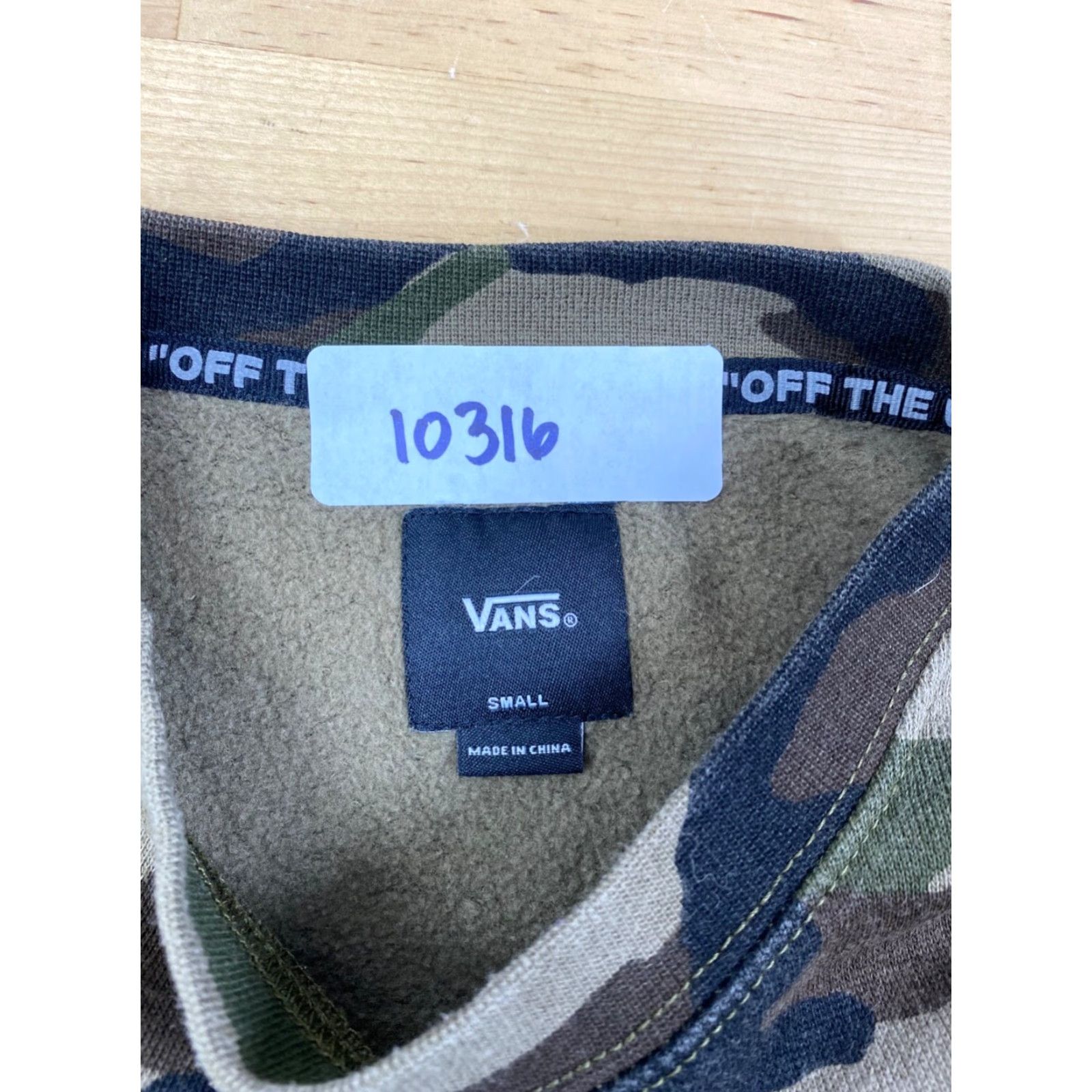 Vans Vans Camouflage Sweatshirt Mens S Green Long Sleeve Crew Neck Skateboard 10316 Size US S / EU 44-46 / 1 - 3 Thumbnail