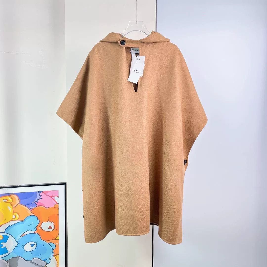Dior Dior Camel Hair Cloak S New Size S / US 4 / IT 40 - 1 Thumbnail