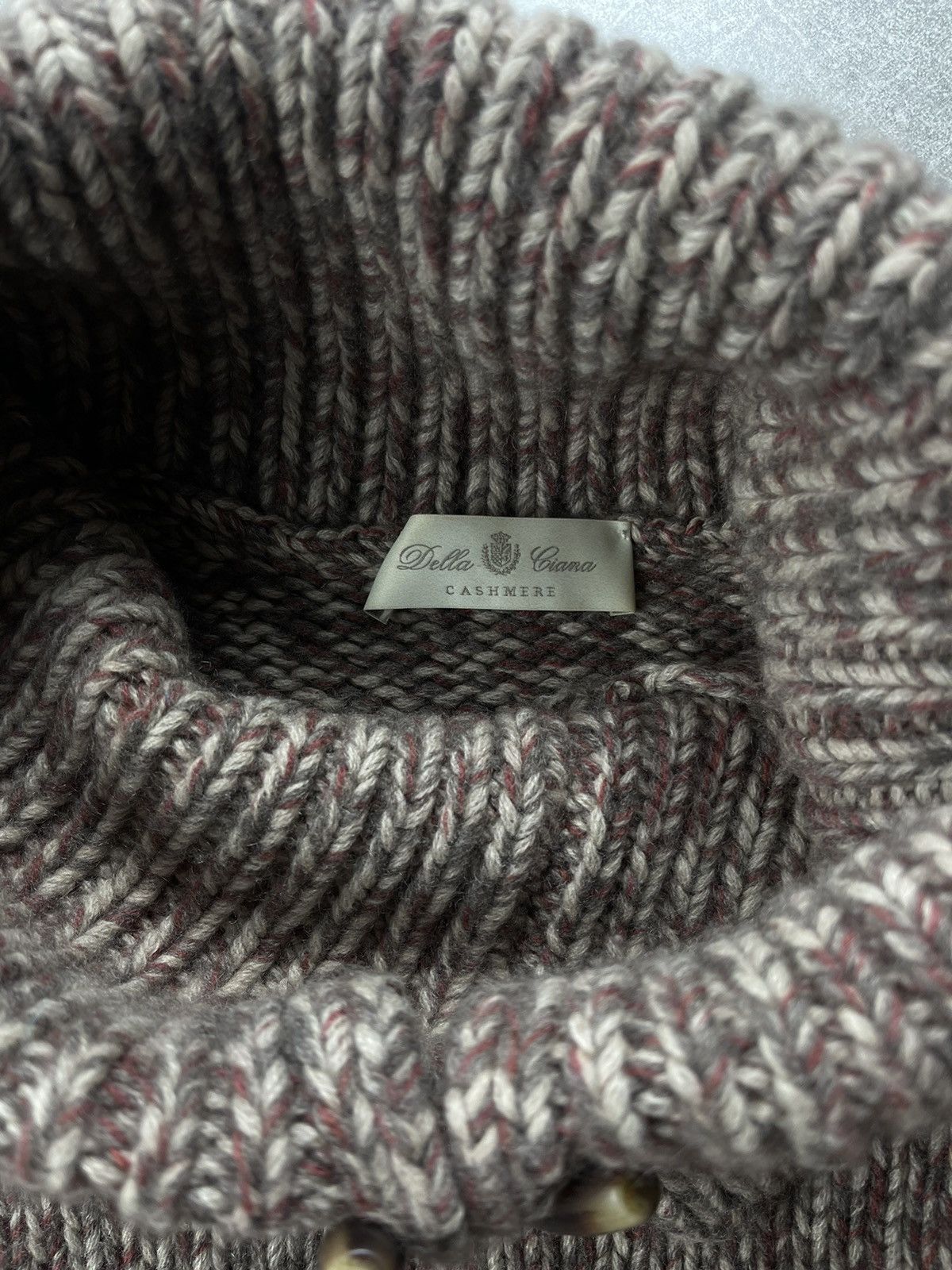 Other Della Ciana Cashmere Sleeveless Turtleneck Knit Vest Poncho Size M / US 6-8 / IT 42-44 - 10 Thumbnail