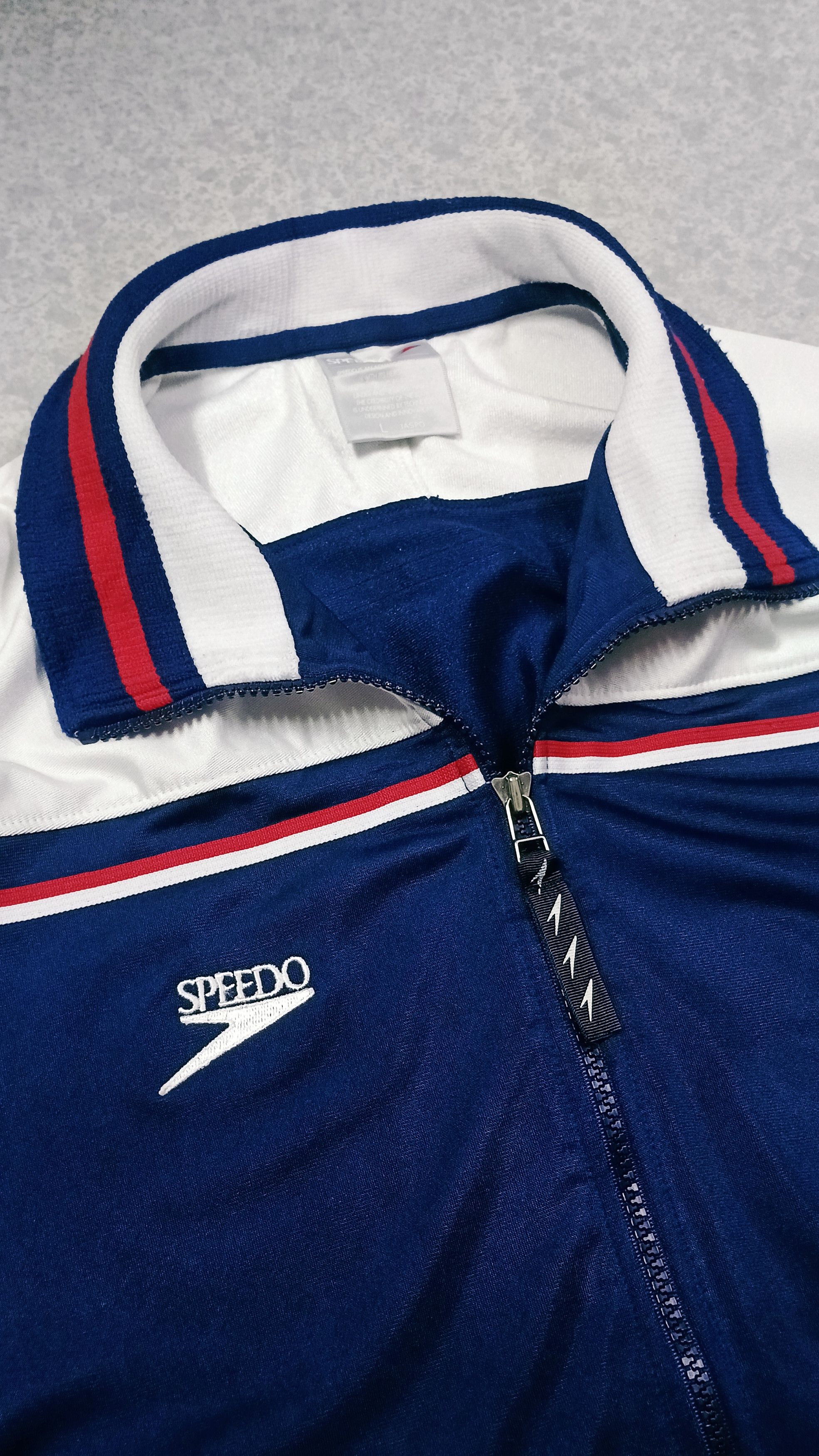 Speedo Vintage Speedo Track Jacket Made By Mizuno Size US L / EU 52-54 / 3 - 4 Thumbnail