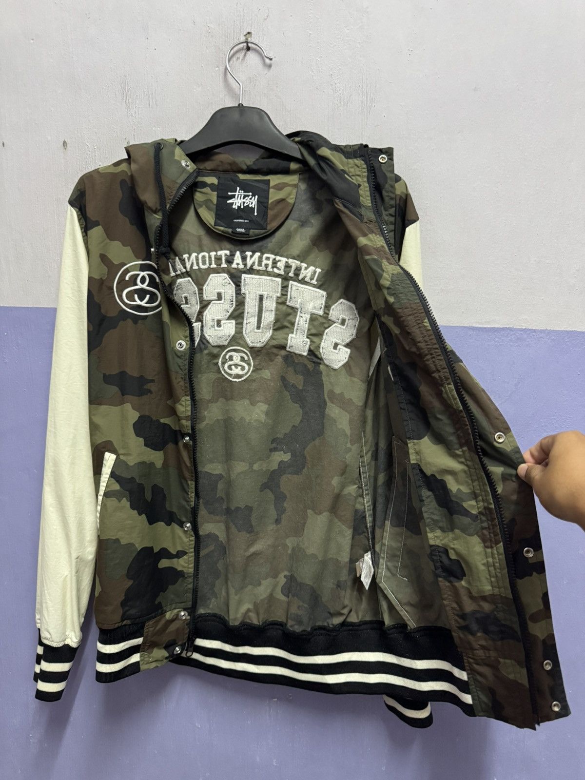 Stussy Stussy Camo Jacket with Hoodie Size US S / EU 44-46 / 1 - 6 Thumbnail
