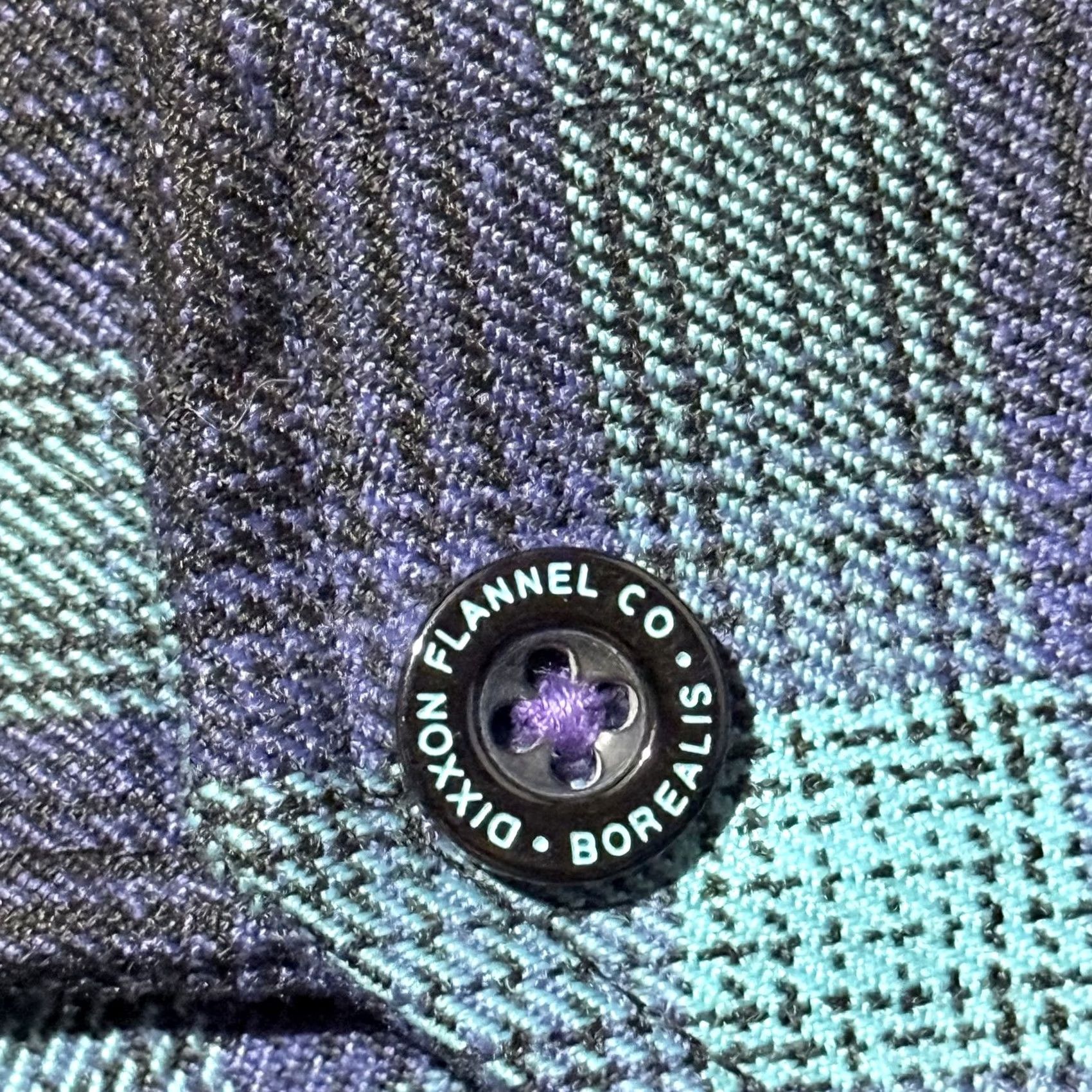 Vintage Dixxon Flannel Borealis Shirt Men Teal Blue Plaid Pearl Snap Long Sleeve XS Size US XS / EU 42 / 0 - 5 Thumbnail
