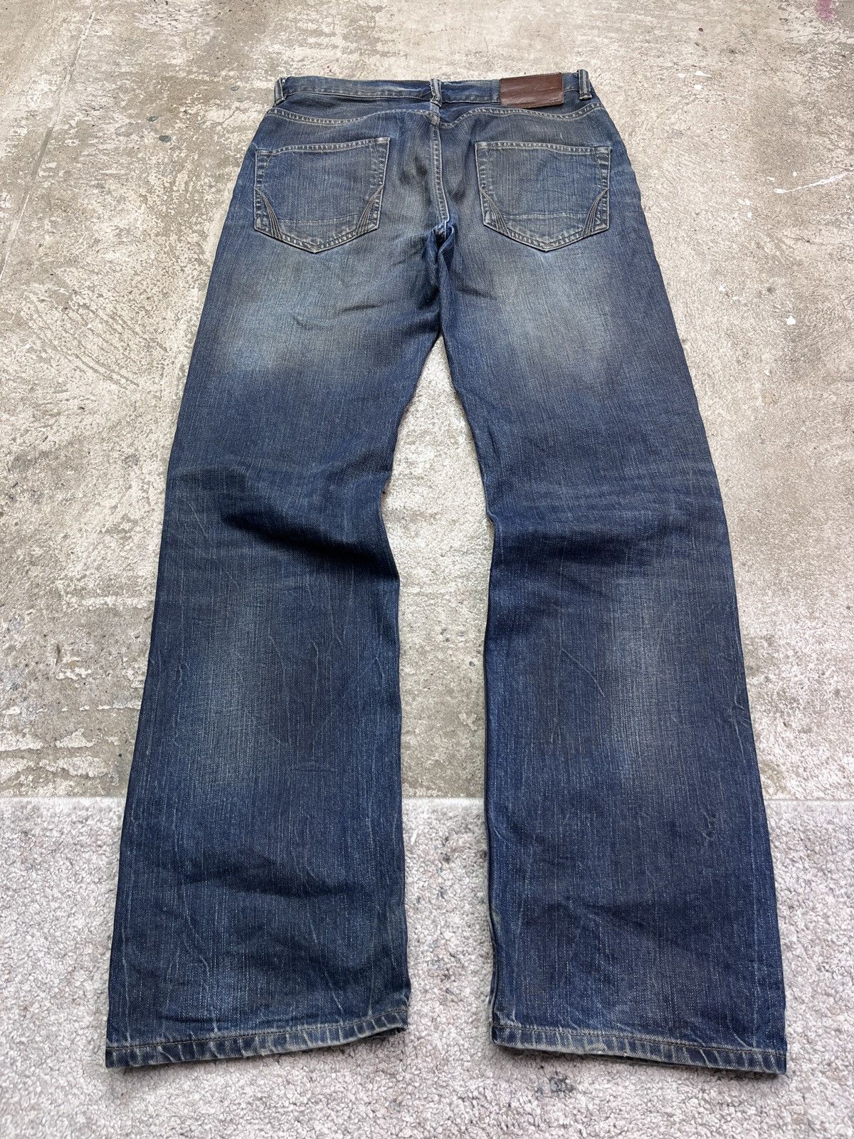Allsaints × Vintage ALLSAINTS DIRTY FADE DENIM PANTS - LOT № 3149 Size US 30 / EU 46 - 2 Thumbnail