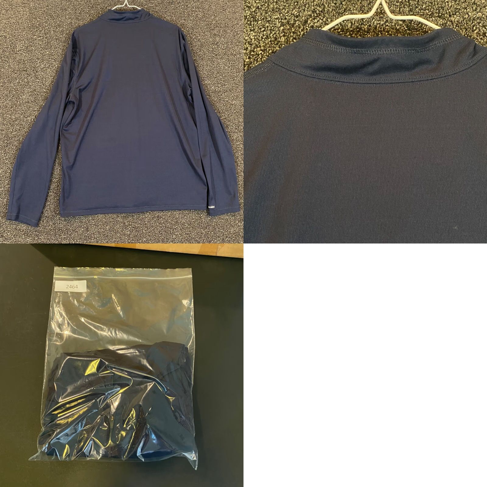 Eastern Mountain Sports EMS Pullover Jacket Mens Large Navy Blue 1/2 Zip Lightweight Hiking Outdoor Classic Fall Winter Spring Size US L / EU 52-54 / 3 - 8 Thumbnail