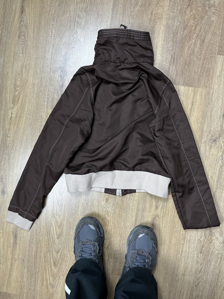 Japanese Brand × Vintage ➕ y2k vintage cropped bondage cargo nylon satin jacket Size M / US 6-8 / IT 42-44 - 4 Thumbnail