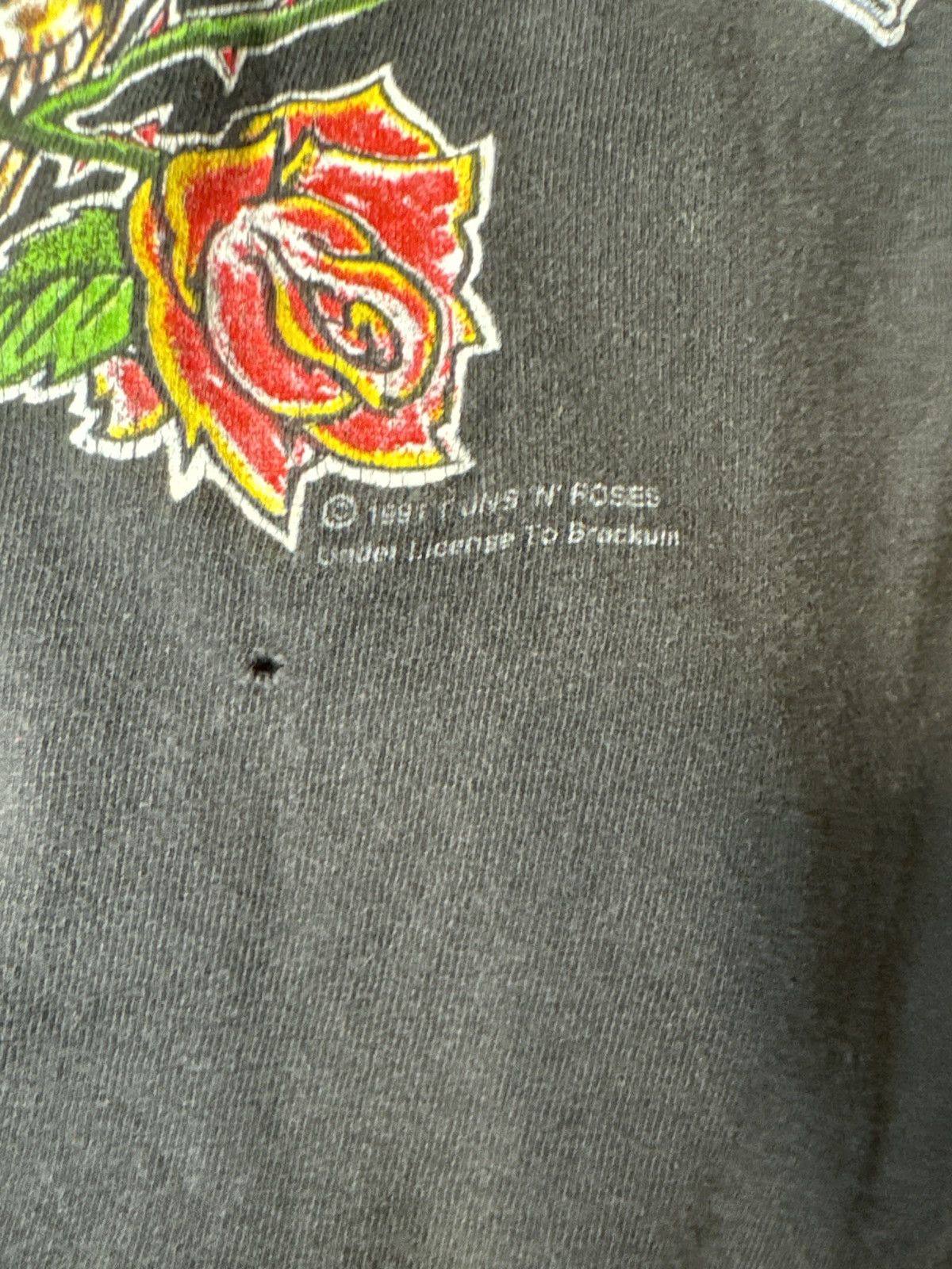 Band Tees × Guns N' Roses × Vintage Vintage 1991 Guns N Roses Use Your Illusion Tour T Shirt Size US XL / EU 56 / 4 - 4 Thumbnail