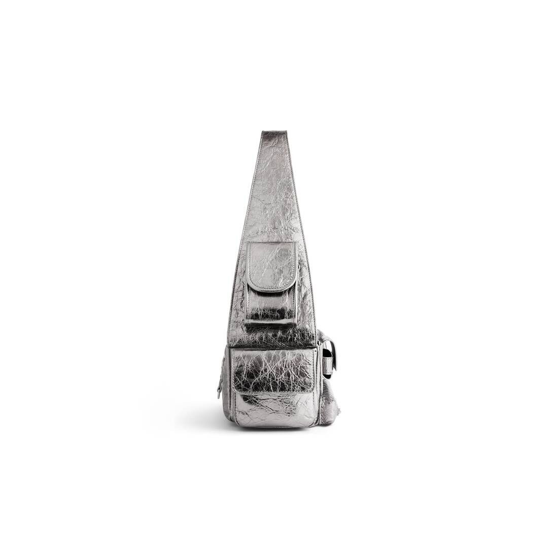 Balenciaga o1srvl11e0825 Size: OS / Superbusy XS Sling Bag Metallized Size ONE SIZE - 5 Thumbnail
