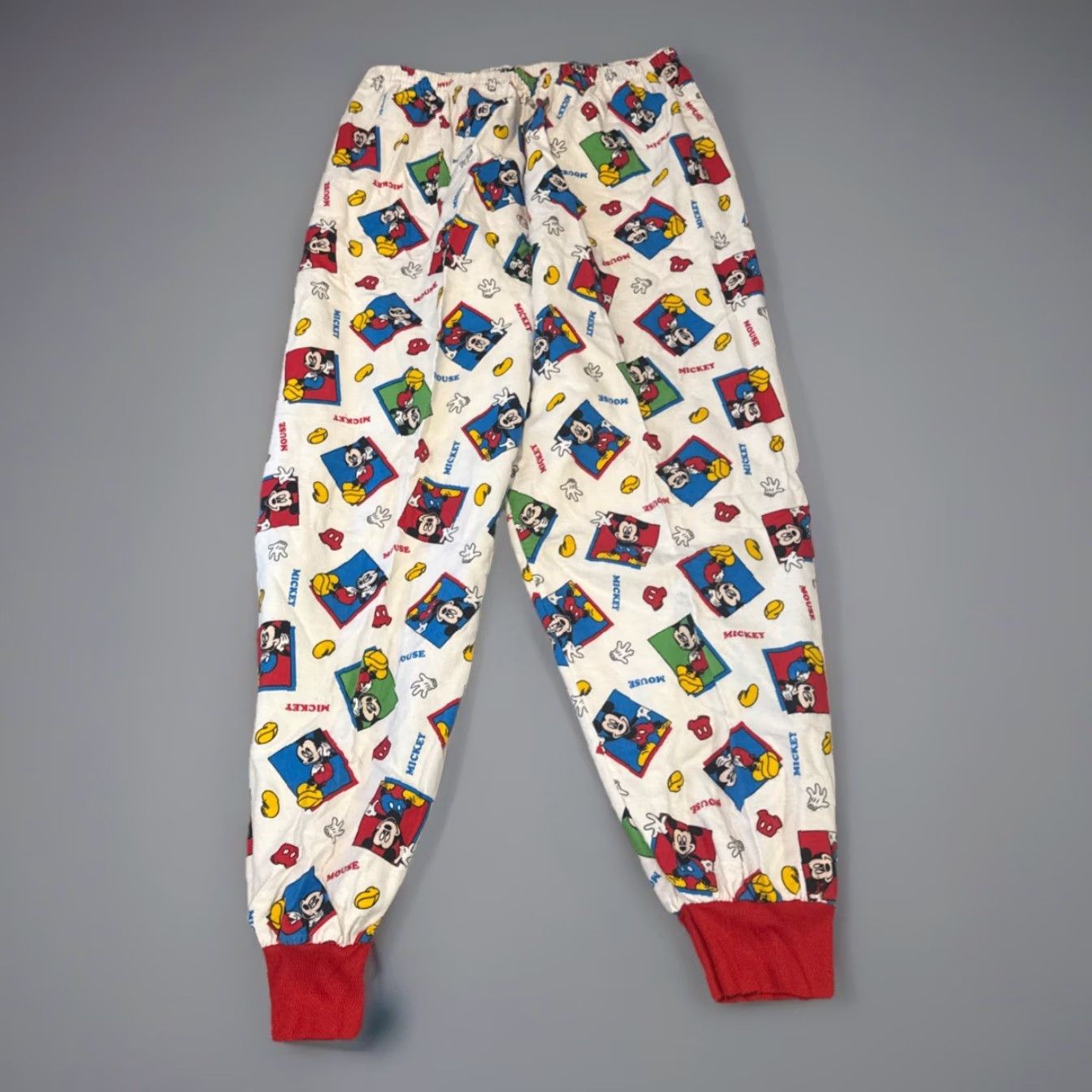 Disney VINTAGE Disney Mickey Unlimited All Over Print Pajamas Sleep Top + Pants Large Size L / US 10 / IT 46 - 4 Thumbnail