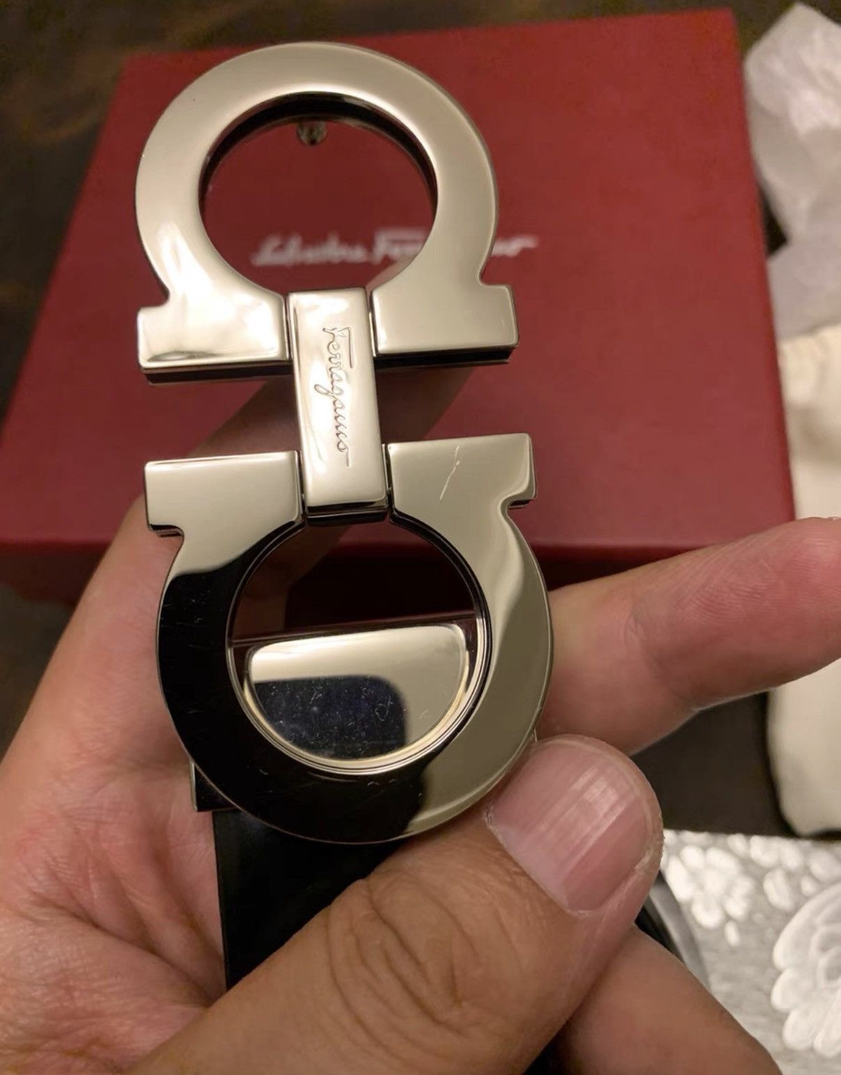Salvatore Ferragamo Ferragamo Men's Belt K16 Size ONE SIZE - 2 Thumbnail
