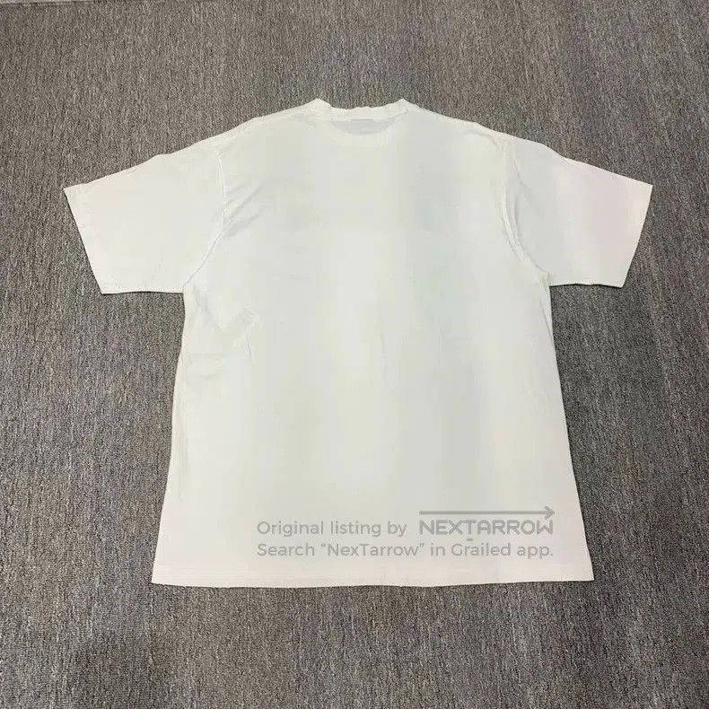Balenciaga Balenciaga White Distressed Logo T-shirt. Size US XXS / EU 40 - 2 Thumbnail