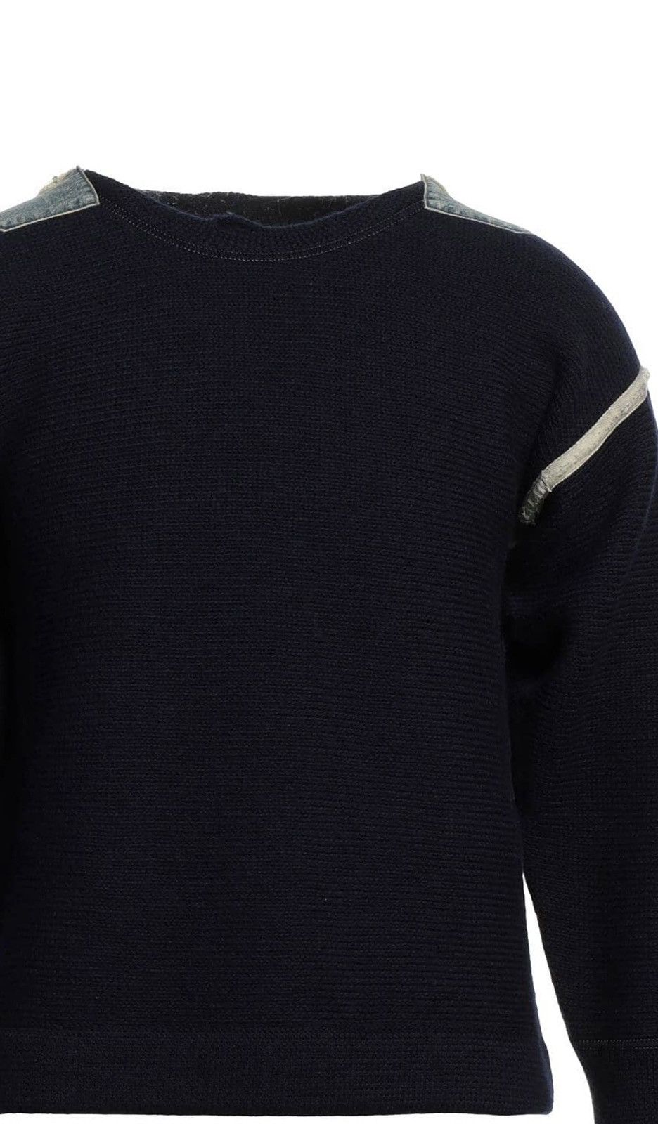 Maison Margiela Maison Margiela Leather Patch Sweater Size US S / EU 44-46 / 1 - 11 Thumbnail