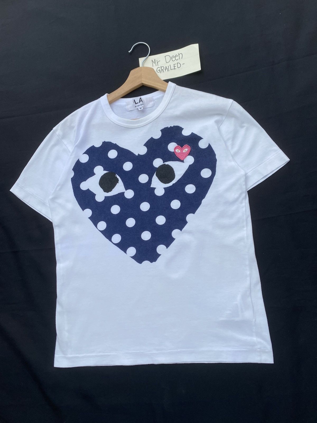 Comme des Garcons Play Comme Des Garcons T Shirt Polka Dot Big Logo Size US S / EU 44-46 / 1 - 3 Thumbnail