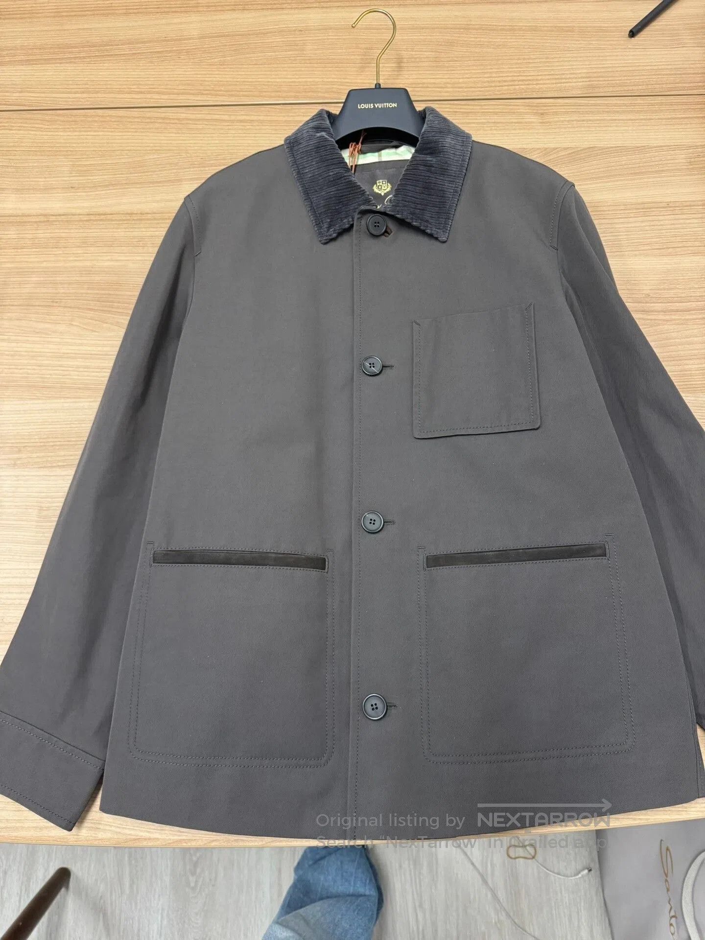 Loro Piana men's corduroy collar utility jacket. Size US M / EU 48-50 / 2 - 3 Thumbnail