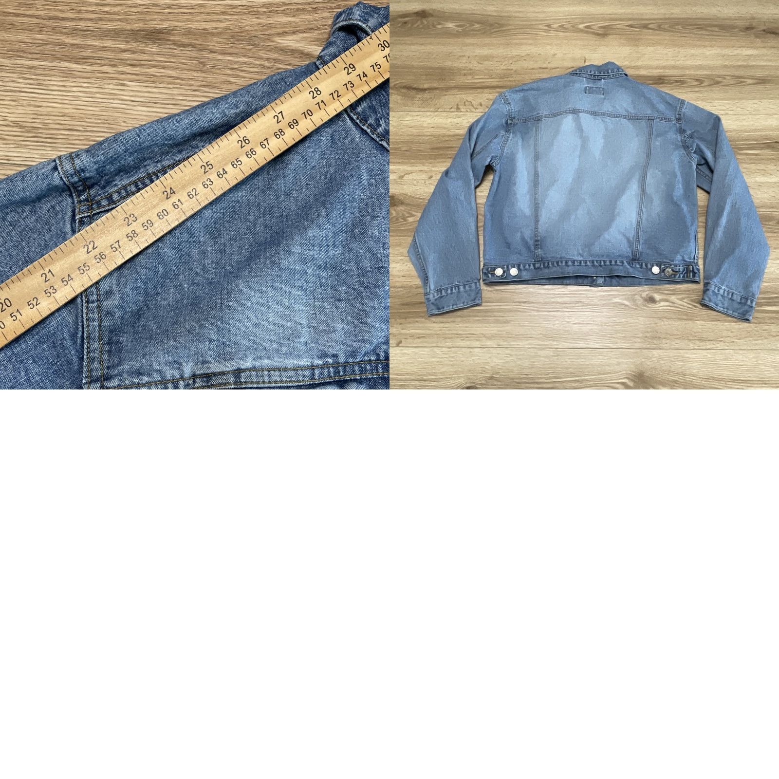 Vintage VINTAGE The Limited Denim Jacket Womens Large Blue Cotton 80s 90s Casual Outerwear Size 36" / US 14 / IT 50 - 8 Thumbnail
