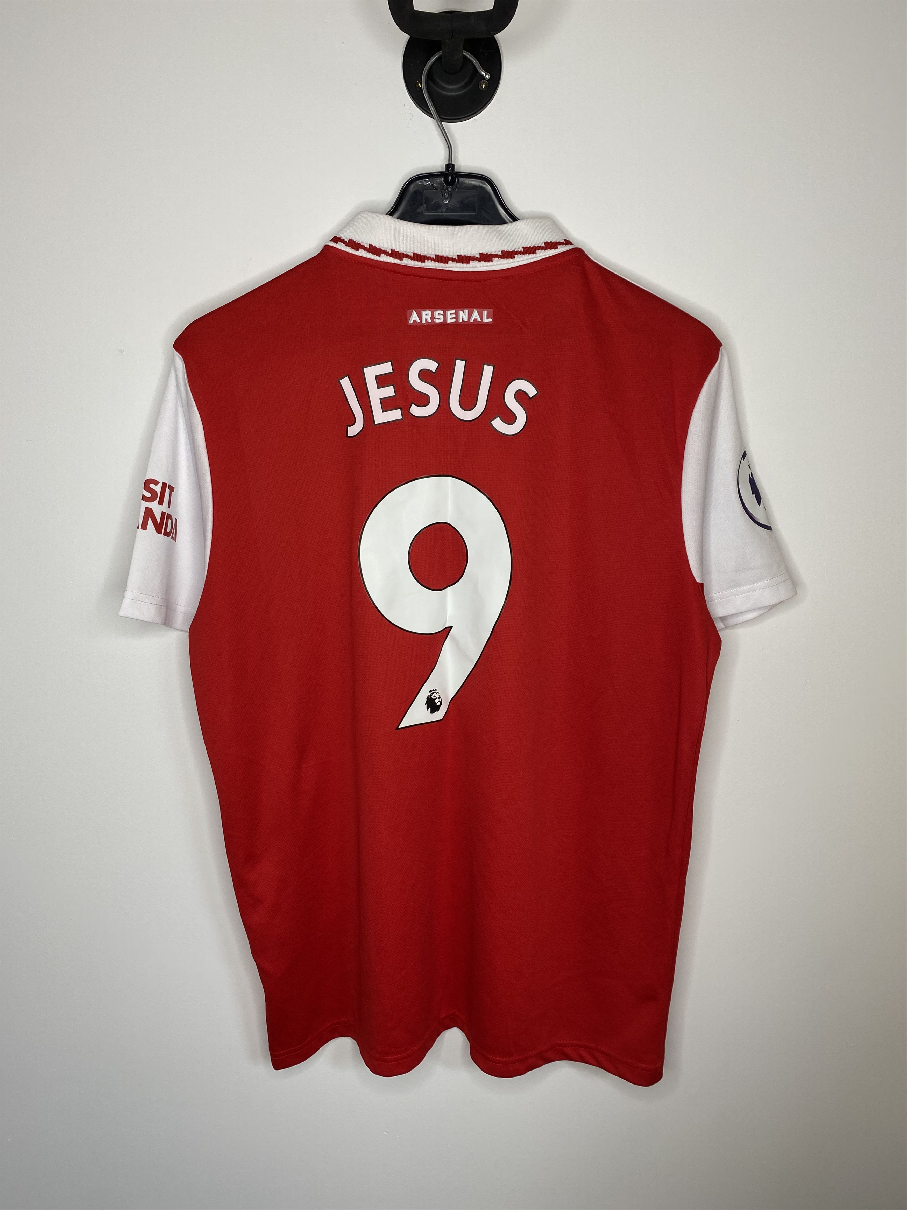 Adidas JESUS #9 ARSENAL 2022 2023 HOME FOOTBALL SHIRT SOCCER JERSEY Size US XL / EU 56 / 4 - 2 Thumbnail