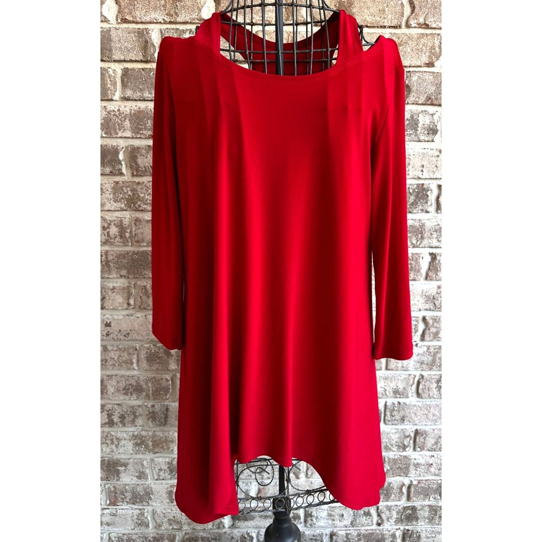 Other Clara Sun Woo Tunic Top Medium Asymmetrical Cold Shoulder Bu Size M / US 6-8 / IT 42-44 - 2 Thumbnail