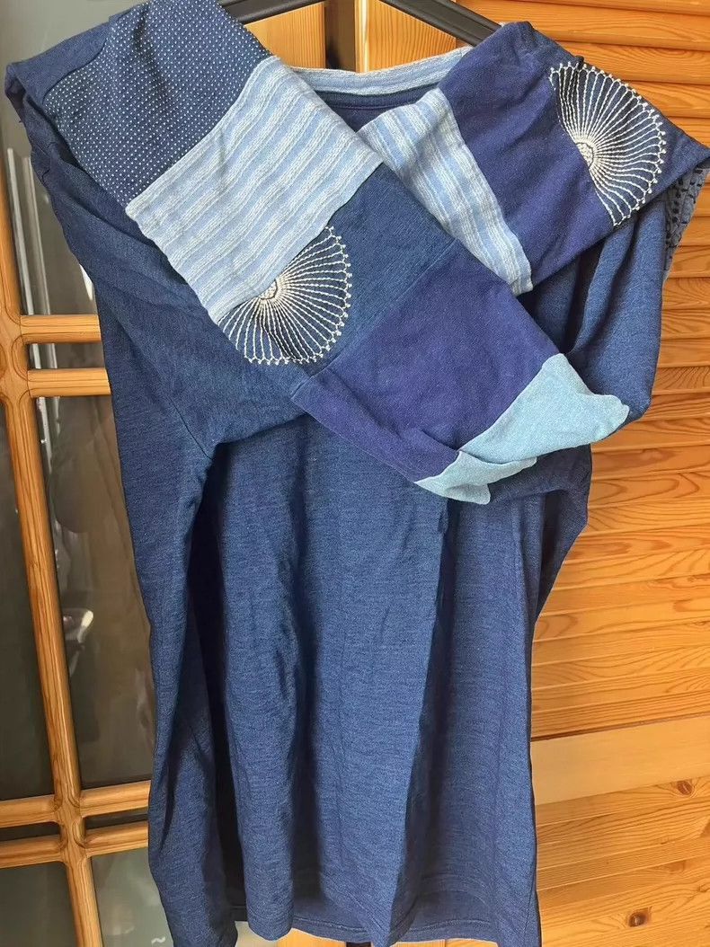 Kapital kapital blue long sleeve top Size US M / EU 48-50 / 2 - 4 Thumbnail