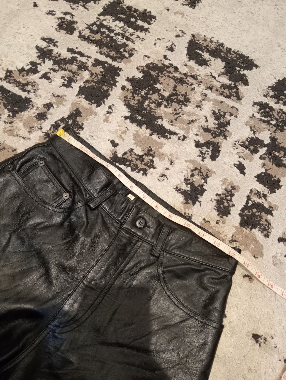Japanese Brand Vintage Tesoro Mio Leather Pants Size US 27 - 9 Thumbnail