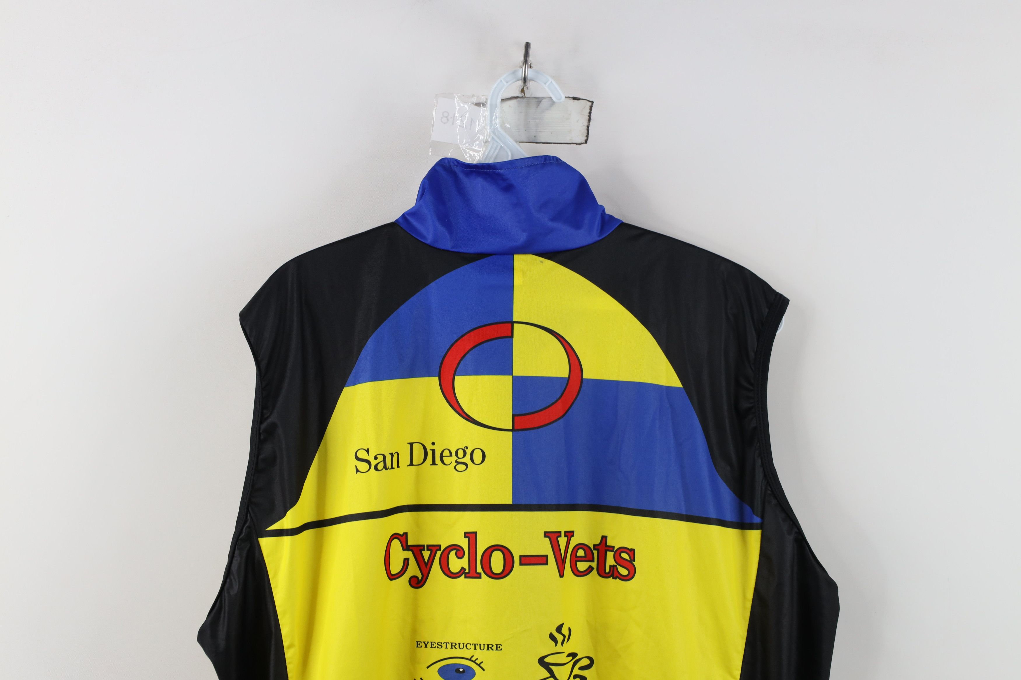 Vintage Squadra Team Division Cycle-Vets Full Zip Cycling Jersey USA Size US XL / EU 56 / 4 - 14 Thumbnail
