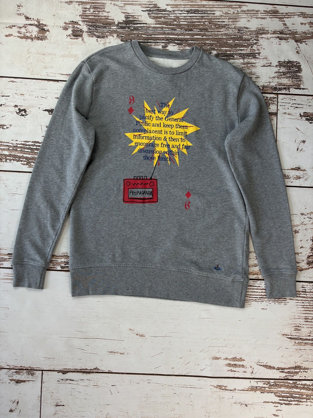 Vivienne Westwood Vivienne Westwood Propaganda Sweatshirt Rare Vintage Size US S / EU 44-46 / 1 - 1 Thumbnail