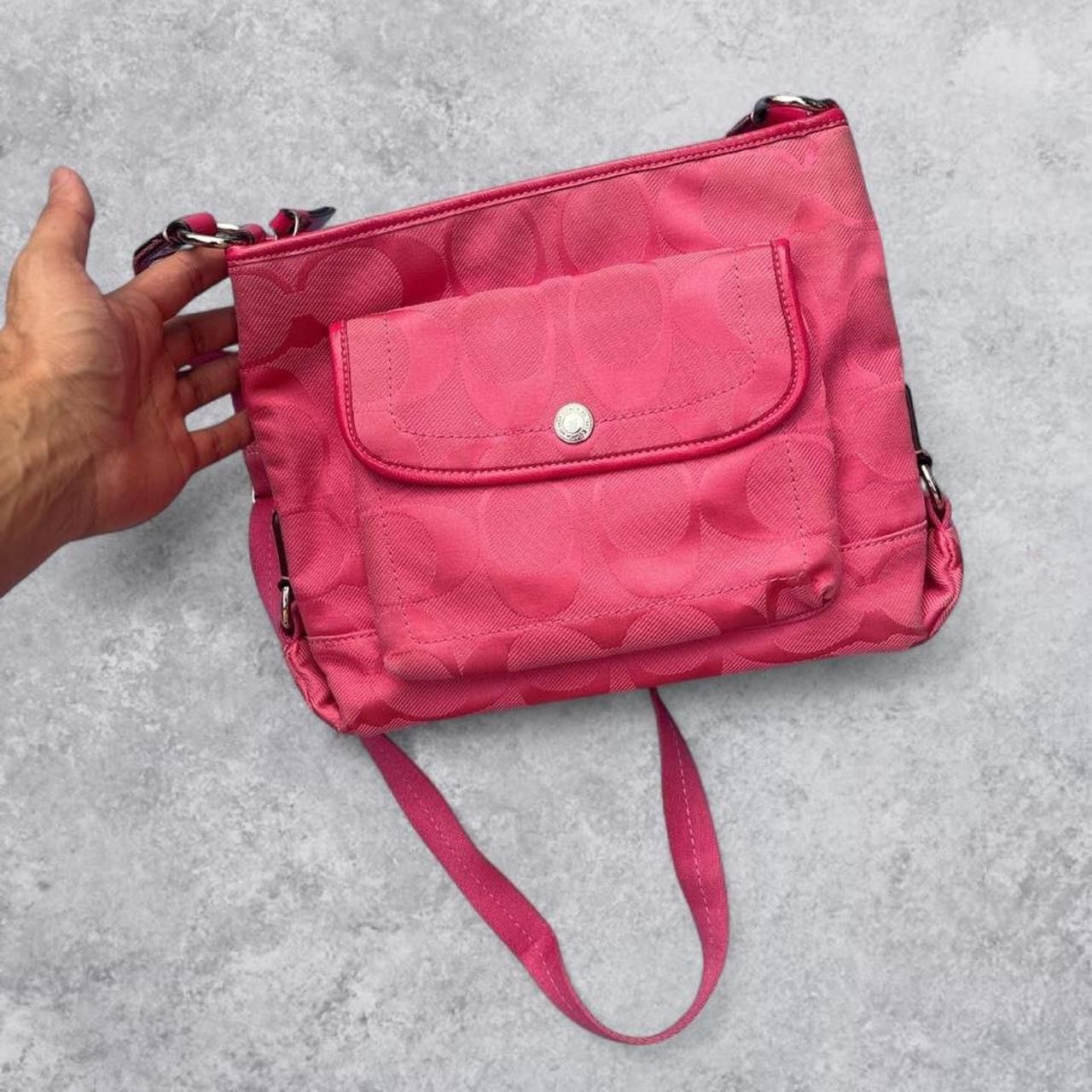 Coach Coach Poppy Kyra Daisy Pink Signature Crossbody Bag Size ONE SIZE - 4 Thumbnail
