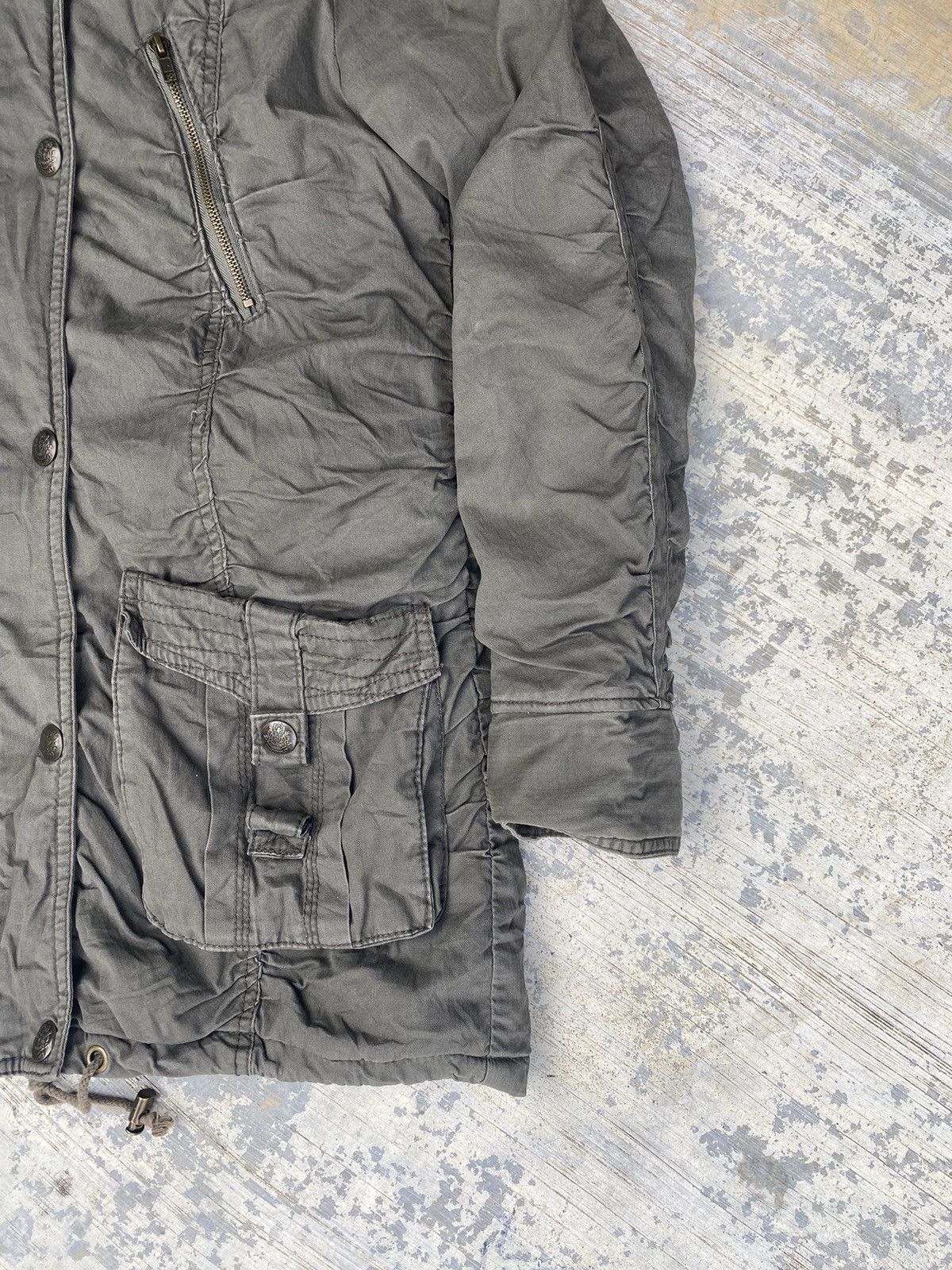 Japanese Brand Double Focus Fur Hooded Parka Jacket Size M / US 6-8 / IT 42-44 - 5 Thumbnail