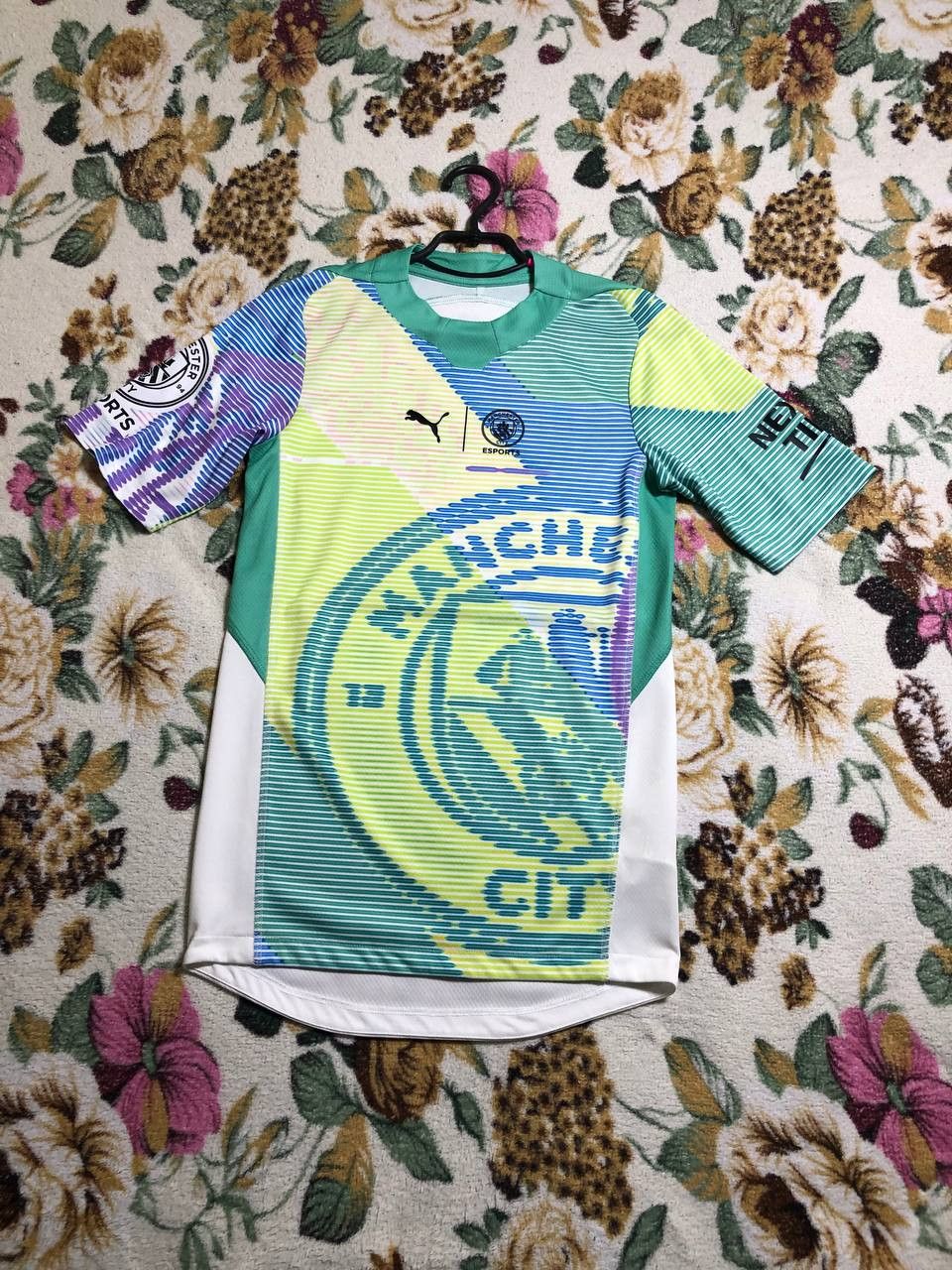 Puma Puma Manchester City Esports Soccer Jersey Size US XXS / EU 40 - 1 Thumbnail