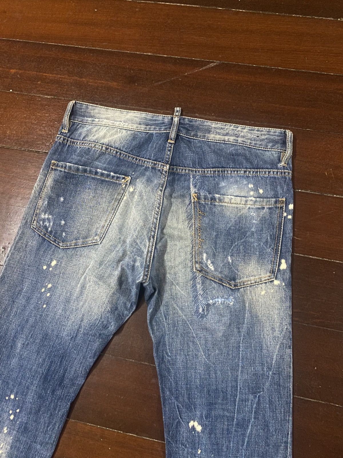 Dsquared2 Rare DSquared2 Jeans distressed splatted Size US 34 / EU 50 - 15 Thumbnail