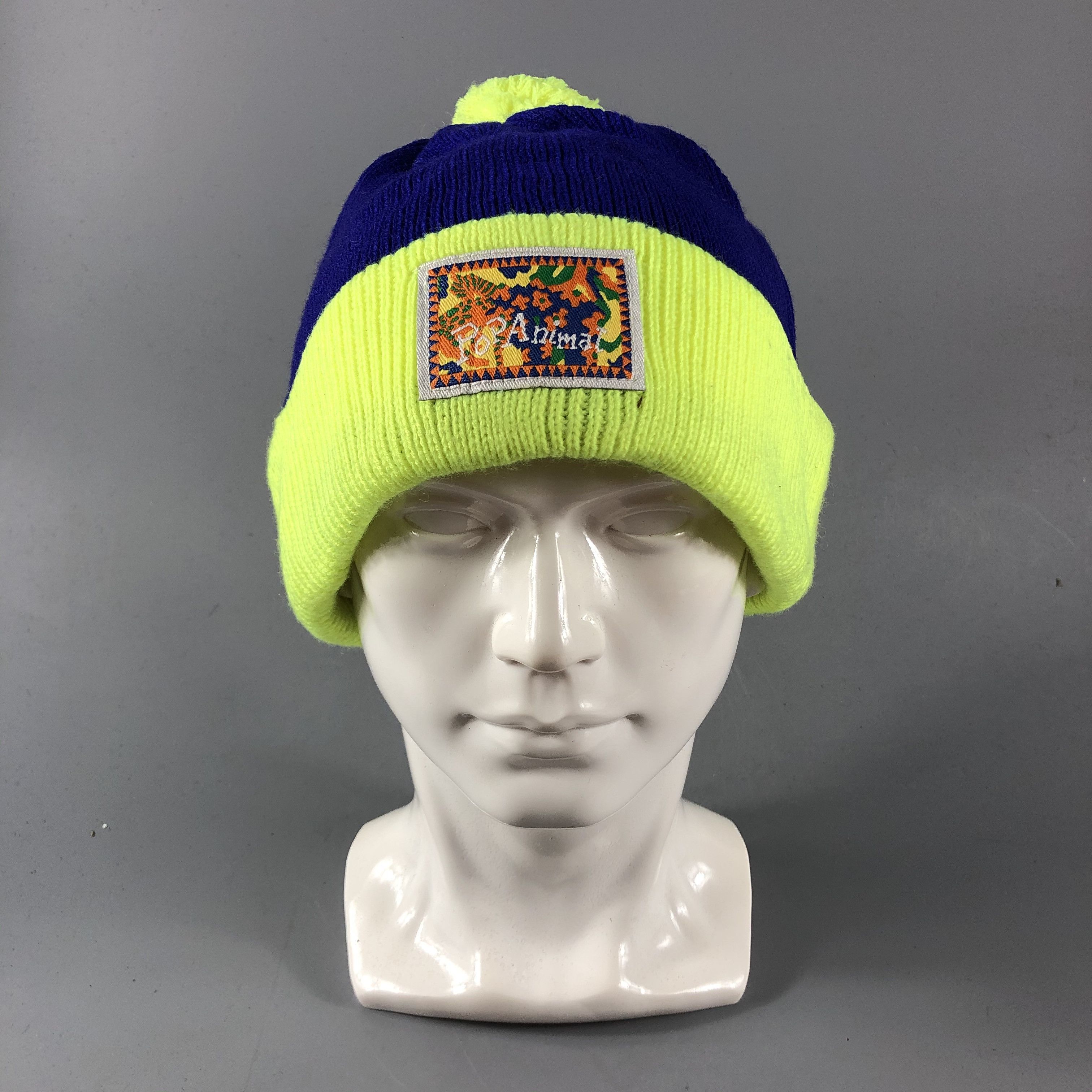 Japanese Brand Popa Animal Bobble Beanie Snowcap Snow Hat B619 Size ONE SIZE - 1 Thumbnail