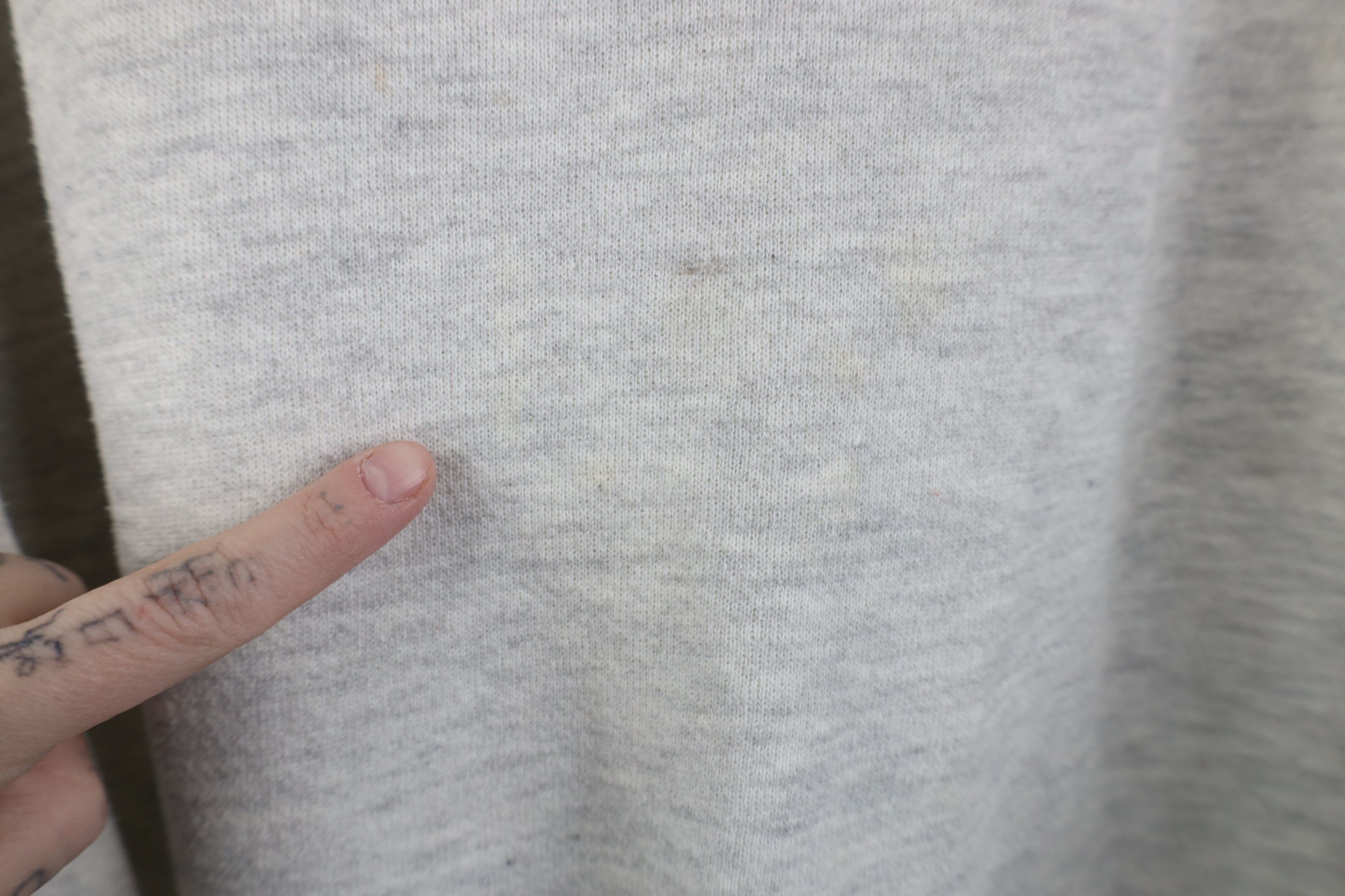 Vintage Vintage 90s Streetwear Sweatshirt Heather Gray USA Size M / US 6-8 / IT 42-44 - 9 Thumbnail