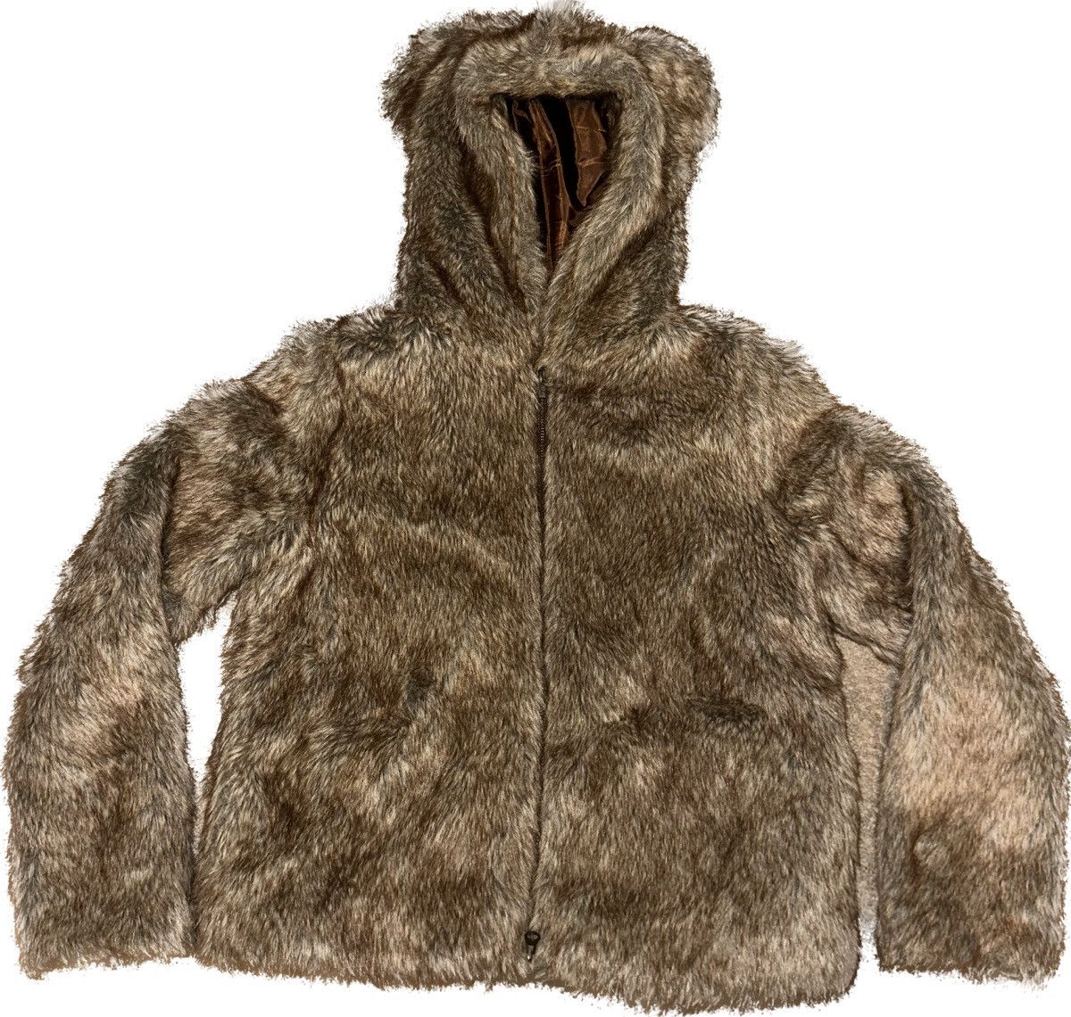 image of Hysteric Glamour x Issey Miyake Ne-Net Jacket in Brown, Men's (Size Medium)