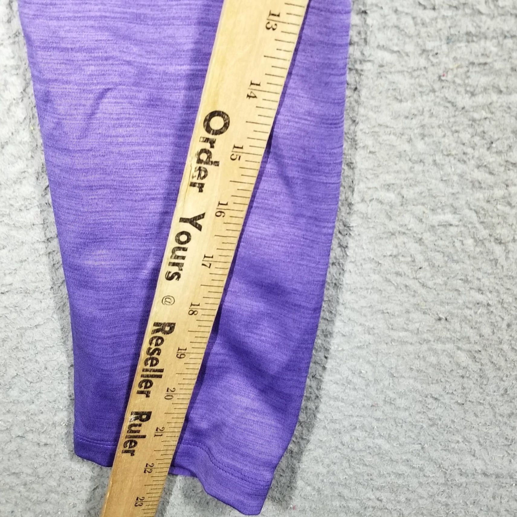 Nike NIke Women's Running Crop Leggings 7/8 Purple BV0038-547 Leggings S Pockets Zip Pocket Dri-FIT Activewear Womens Size 28" / US 6 / IT 42 - 5 Thumbnail
