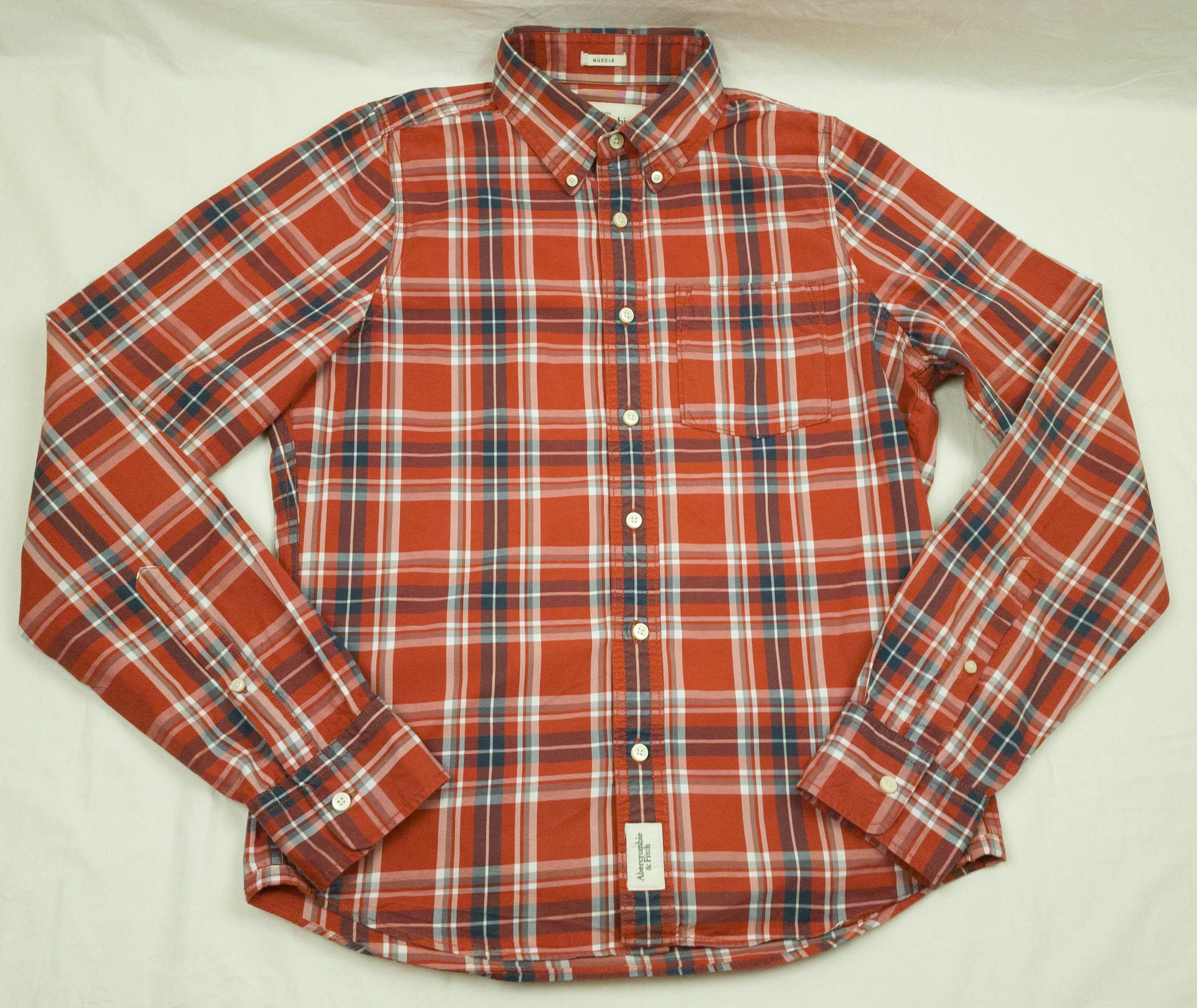 Abercrombie & Fitch Abercrombie & Fitch SHIRT LONG SLEEVE COTTON SIZE L Size US L / EU 52-54 / 3 - 3 Thumbnail