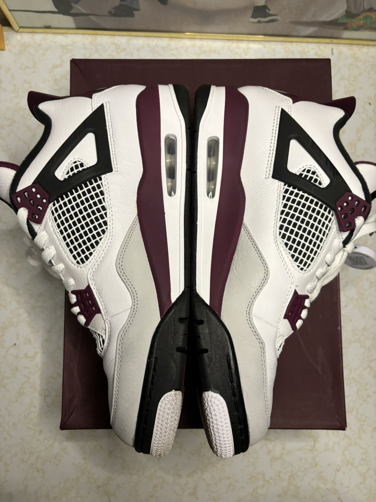 Jordan Brand Jordan Retro 4 “PSG” Size US 10.5 / EU 43-44 - 3 Thumbnail