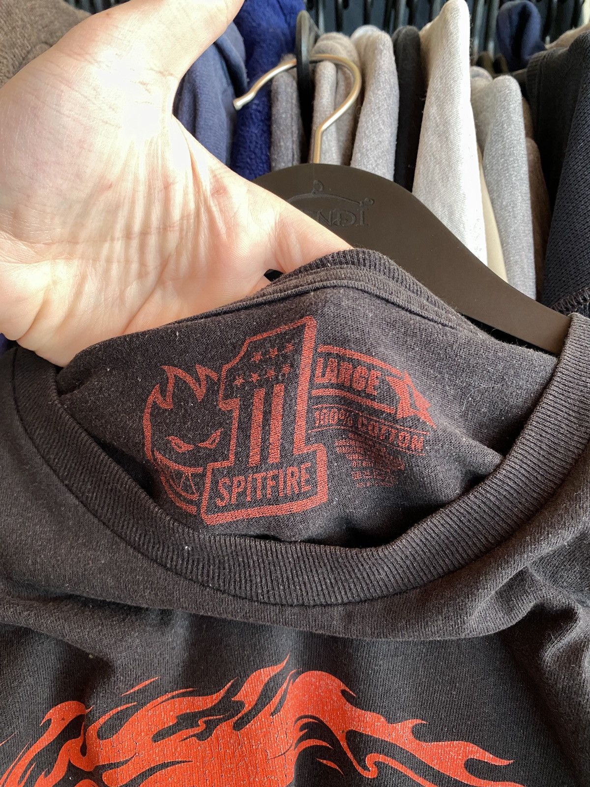 Spitfire VINTAGE SPITFIRE SKATEBOARDS HORROR ZOMBIE T-SHIRT Size US L / EU 52-54 / 3 - 4 Thumbnail