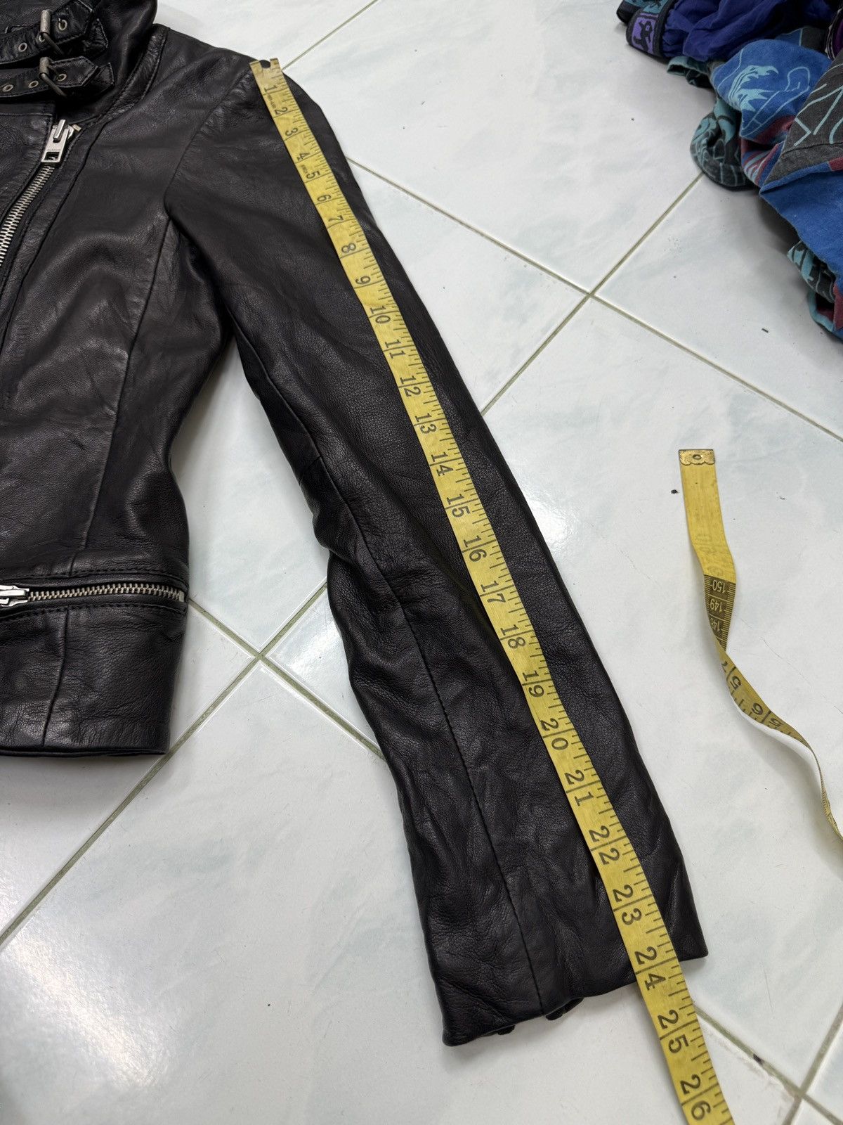 Allsaints 🔥🔥🔥ARCHIVE ALLSAINTS LEATHER JACKET Size S / US 4 / IT 40 - 14 Thumbnail