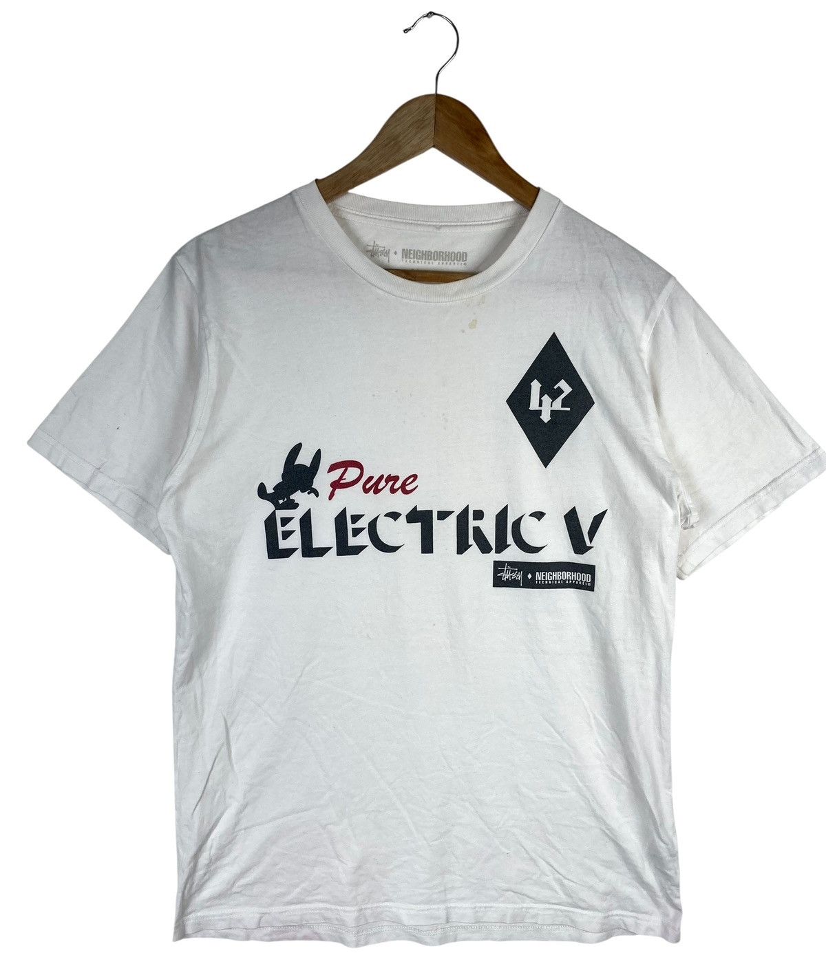 Neighborhood × Stussy Stussy X Neighborhood Japan Pure Electric V T-Shirt Size US M / EU 48-50 / 2 - 2 Thumbnail