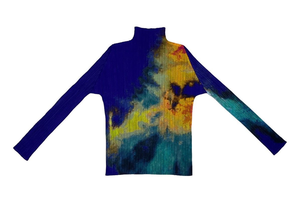 Issey Miyake × Pleats Please Issey Miyake Pleats Please Pleated Tie Dye Gradation Top Size M / US 6-8 / IT 42-44 - 4 Thumbnail