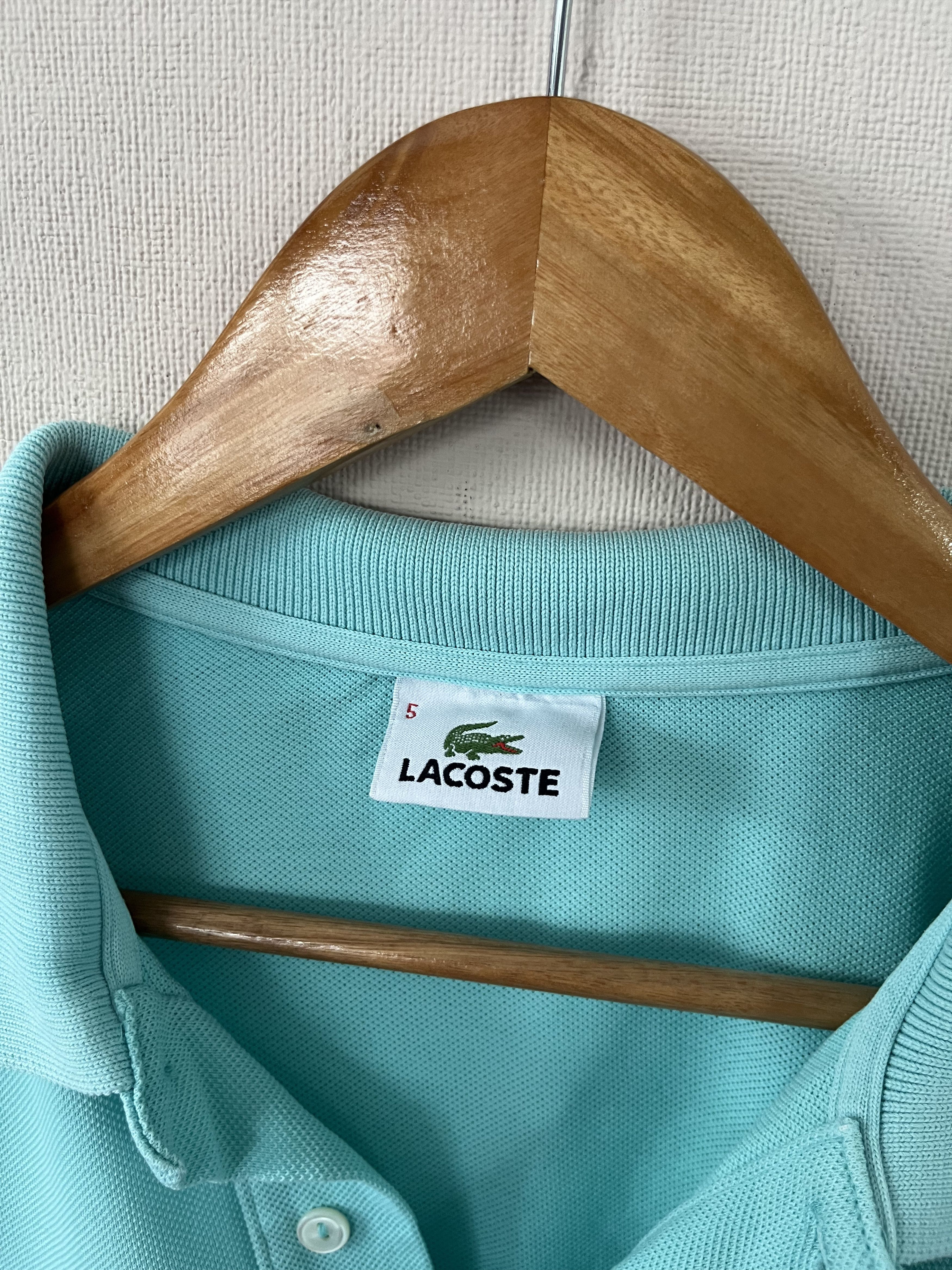 Lacoste Lacoste Mens Classic Fit Polo Shirt Size 5 Green Cotton Size US L / EU 52-54 / 3 - 4 Thumbnail