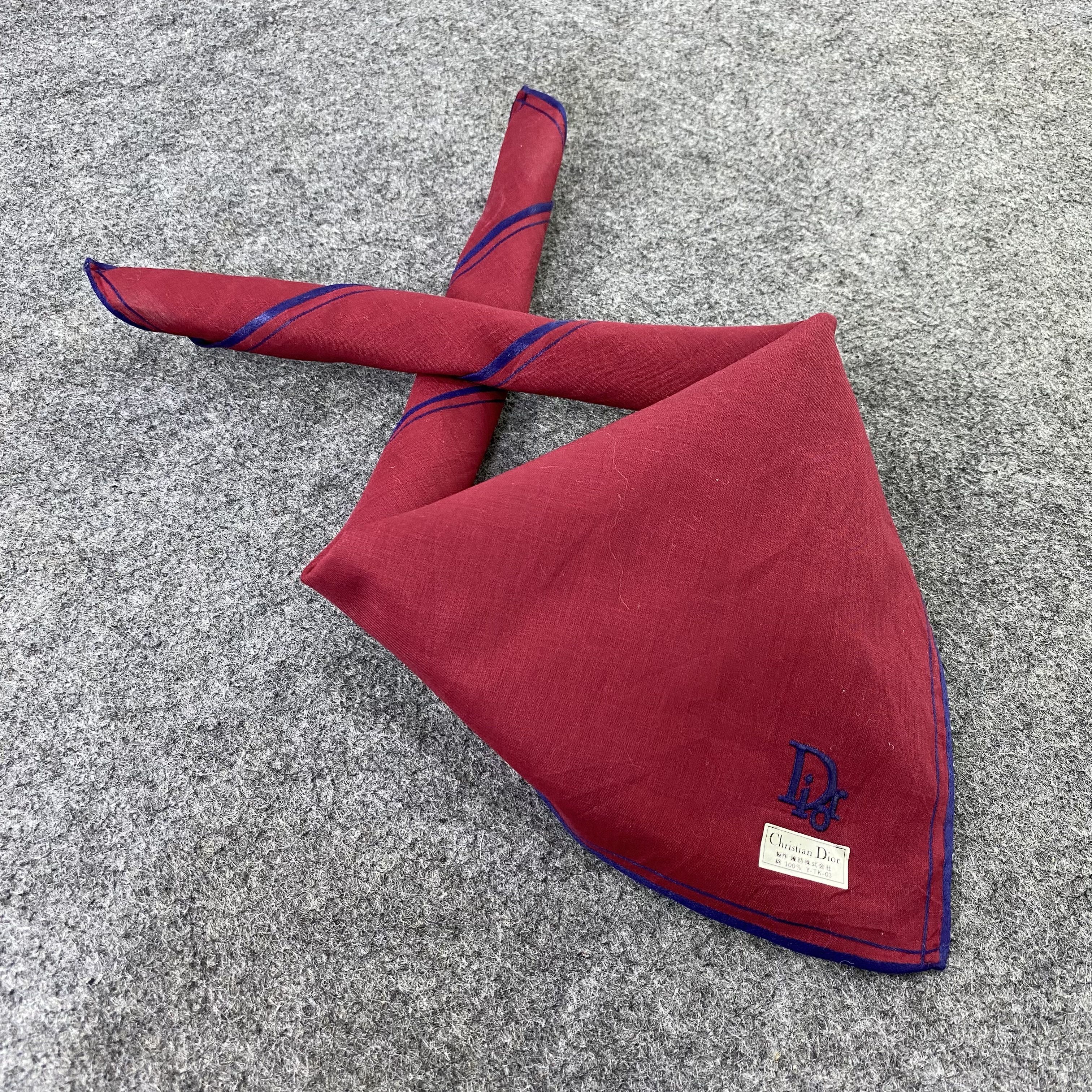 Designer Christian Dior Handkerchief / Bandana / Neckerchief-B752 Size ONE SIZE - 1 Thumbnail