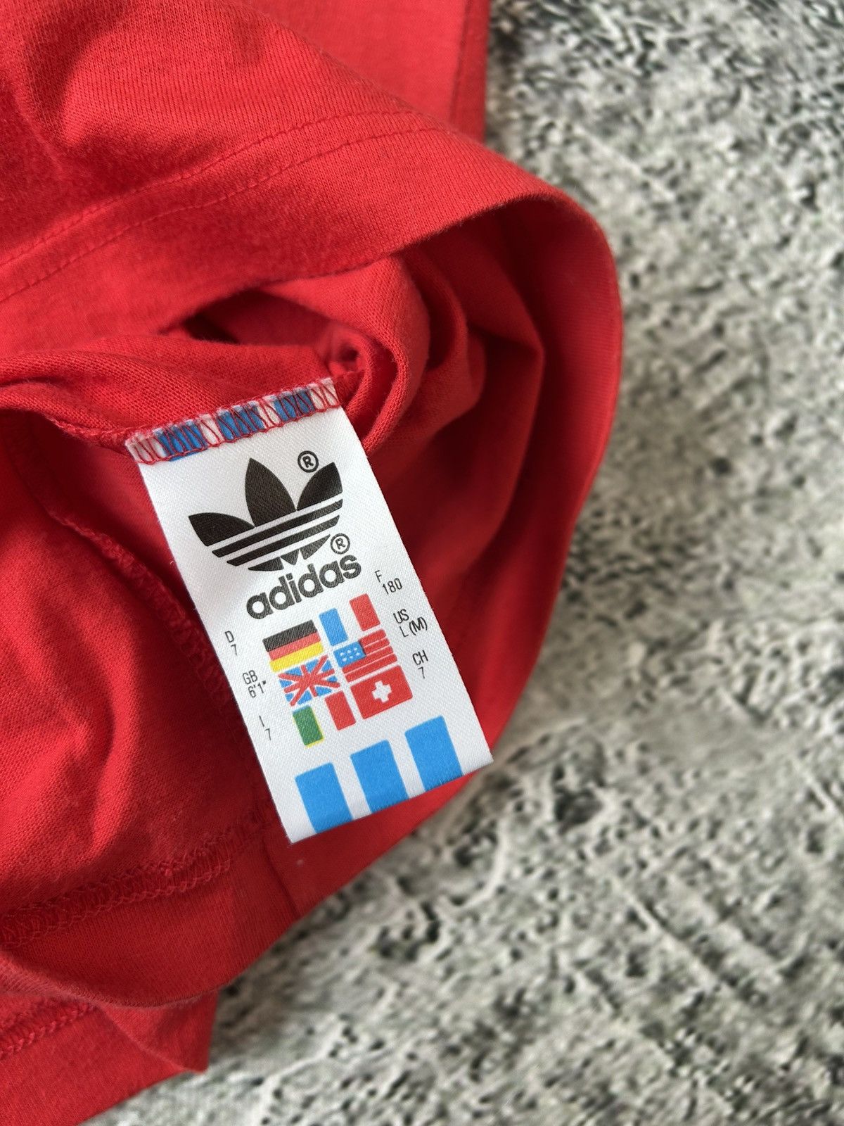 Adidas × Vintage adidas take off tank top red sleeveless vintage Size US L / EU 52-54 / 3 - 4 Thumbnail