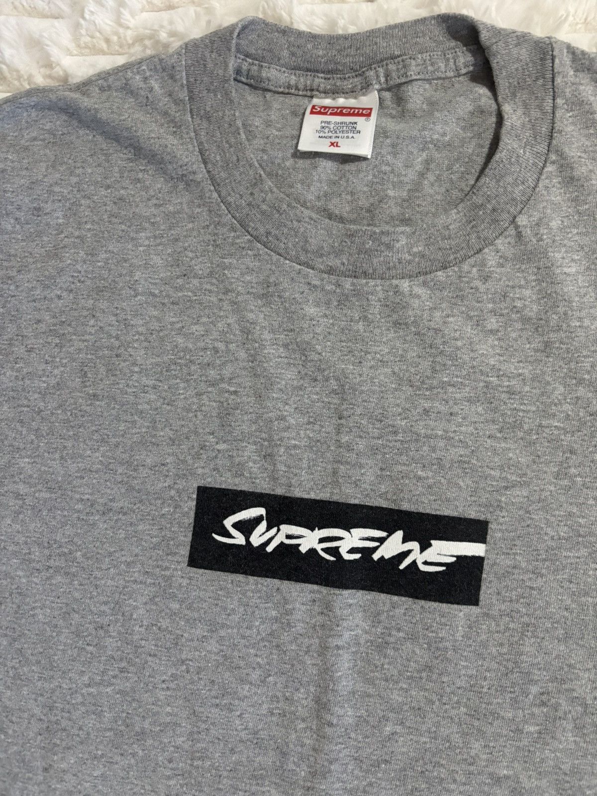 Futura × Supreme Supreme Futura Box Logo grey Sz XLarge Size US XL / EU 56 / 4 - 2 Thumbnail