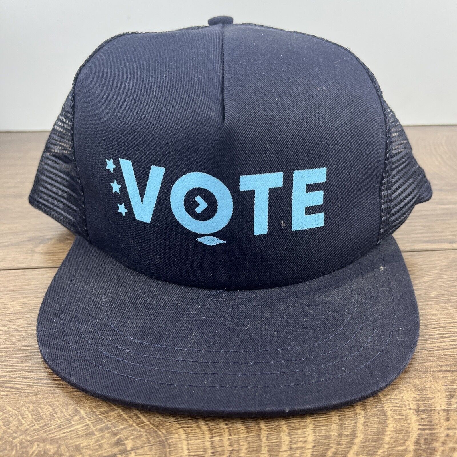 Other Vote Hat Blue VOTE Hat Adjustable Adult Size Hat Blue Cap Size ONE SIZE - 5 Thumbnail