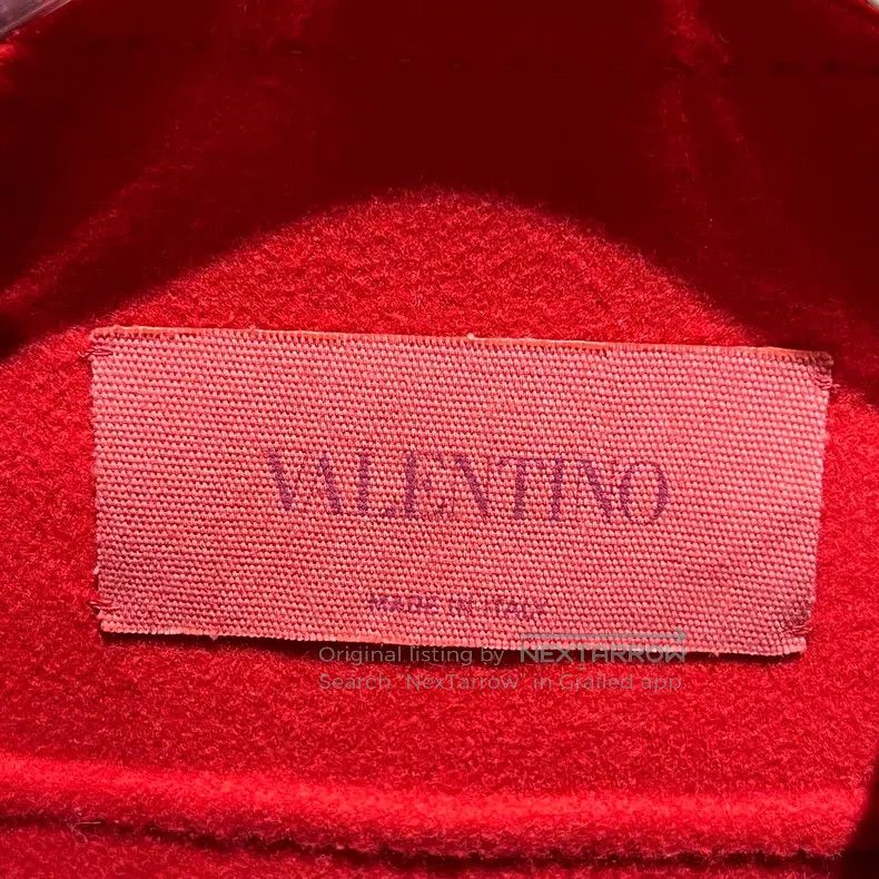 Valentino Valentino Red wool cape coat Size S / US 4 / IT 40 - 3 Thumbnail