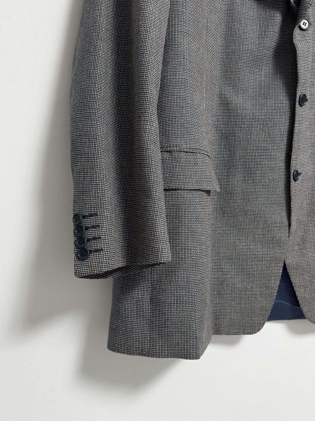 Canali Canali Blazer Men’s Blue Luxury Wool Silk 60-R Size Size 54L - 5 Thumbnail