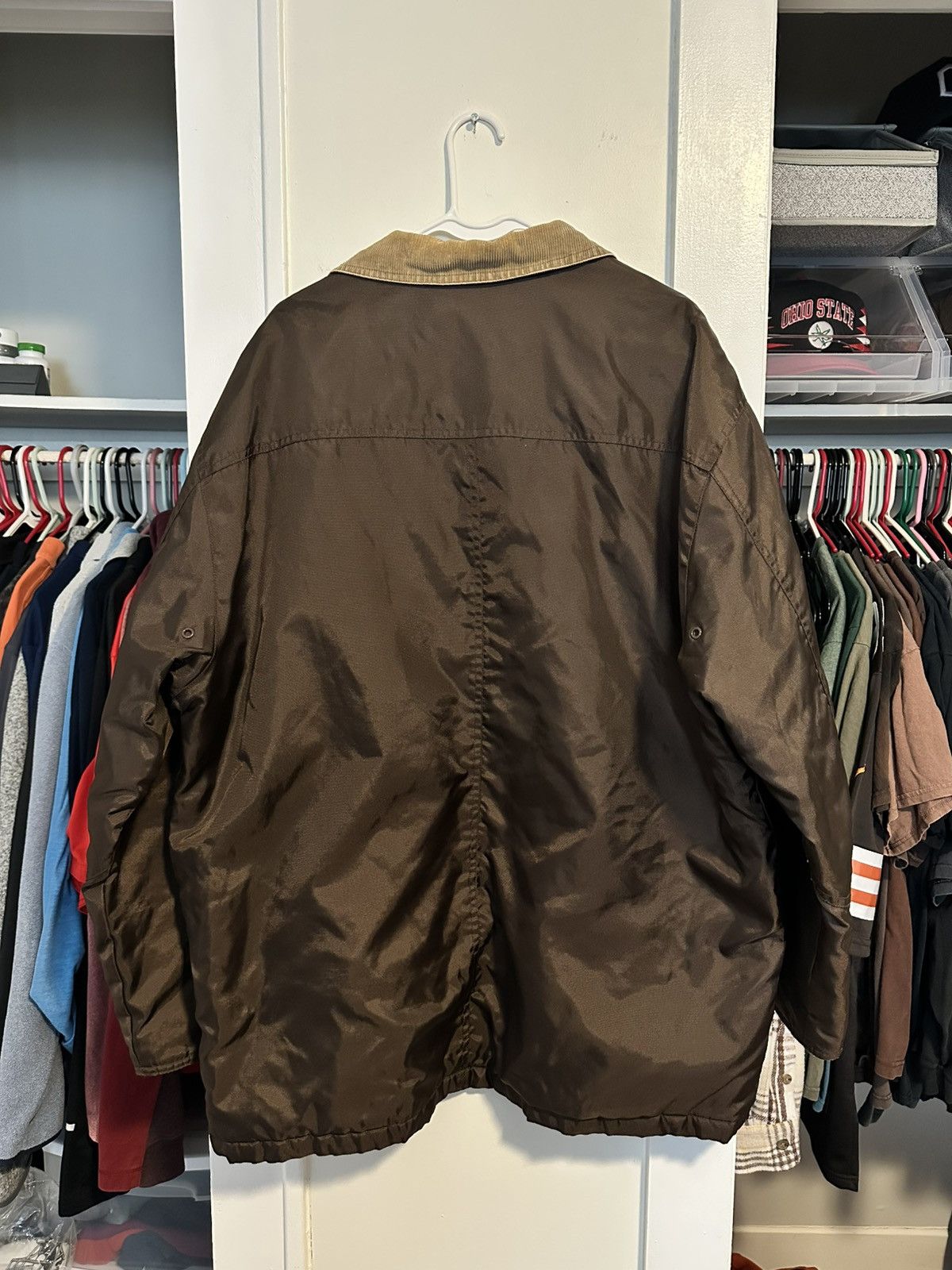 Old Navy Y2K Old Navy Clothing Co. Flannel Lined Utility Jacket Size US L / EU 52-54 / 3 - 3 Thumbnail