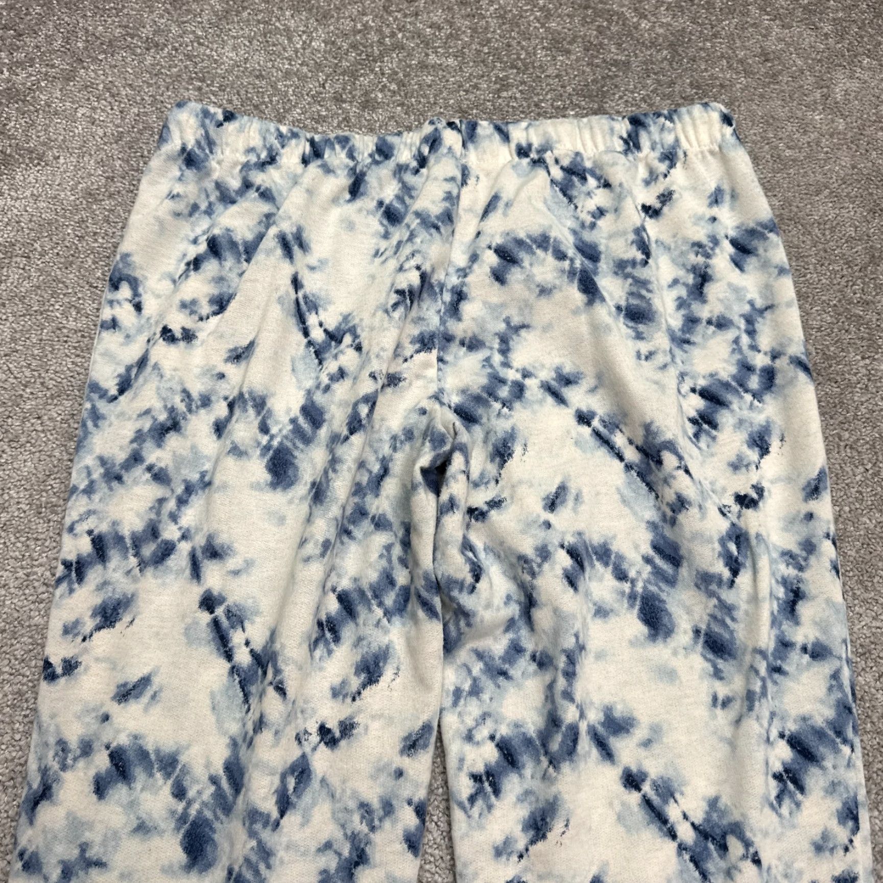 Lucky Brand Lucky Brand Tie-Dye Joggers Sleep Pajama Pants Womens Small Blue White Lounge Size 28" / US 6 / IT 42 - 4 Thumbnail