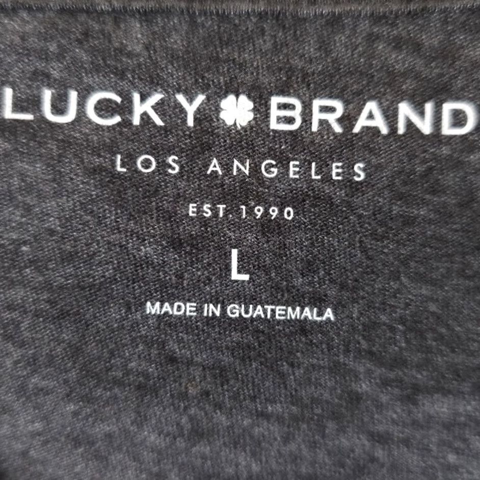 Lucky Brand Lucky Brand T Shirt Mens Large Gray OVERSIZED Streetwear Size US L / EU 52-54 / 3 - 5 Thumbnail